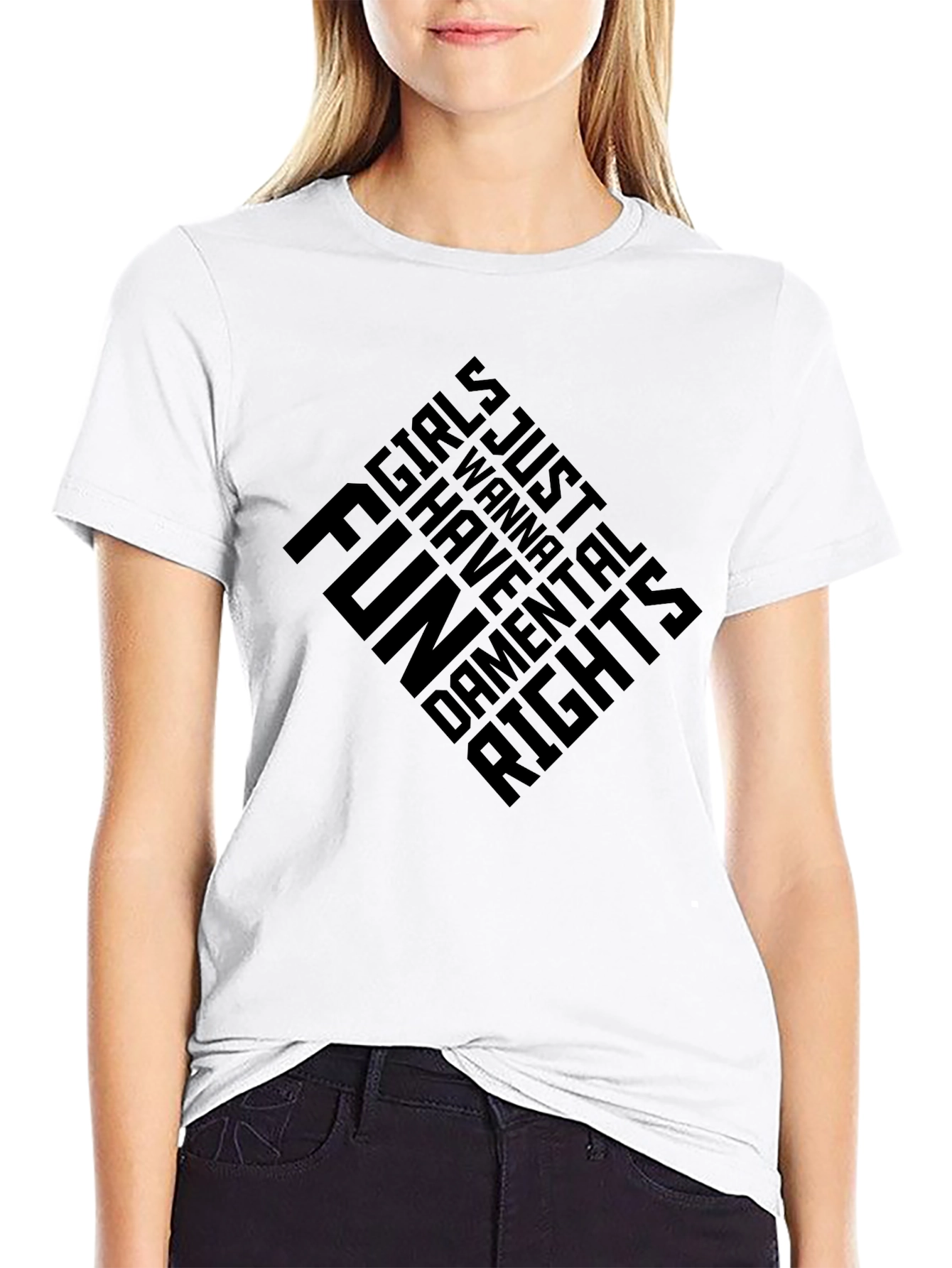 Girls Just Wanna Have FUNdamental Rights T-Shirt