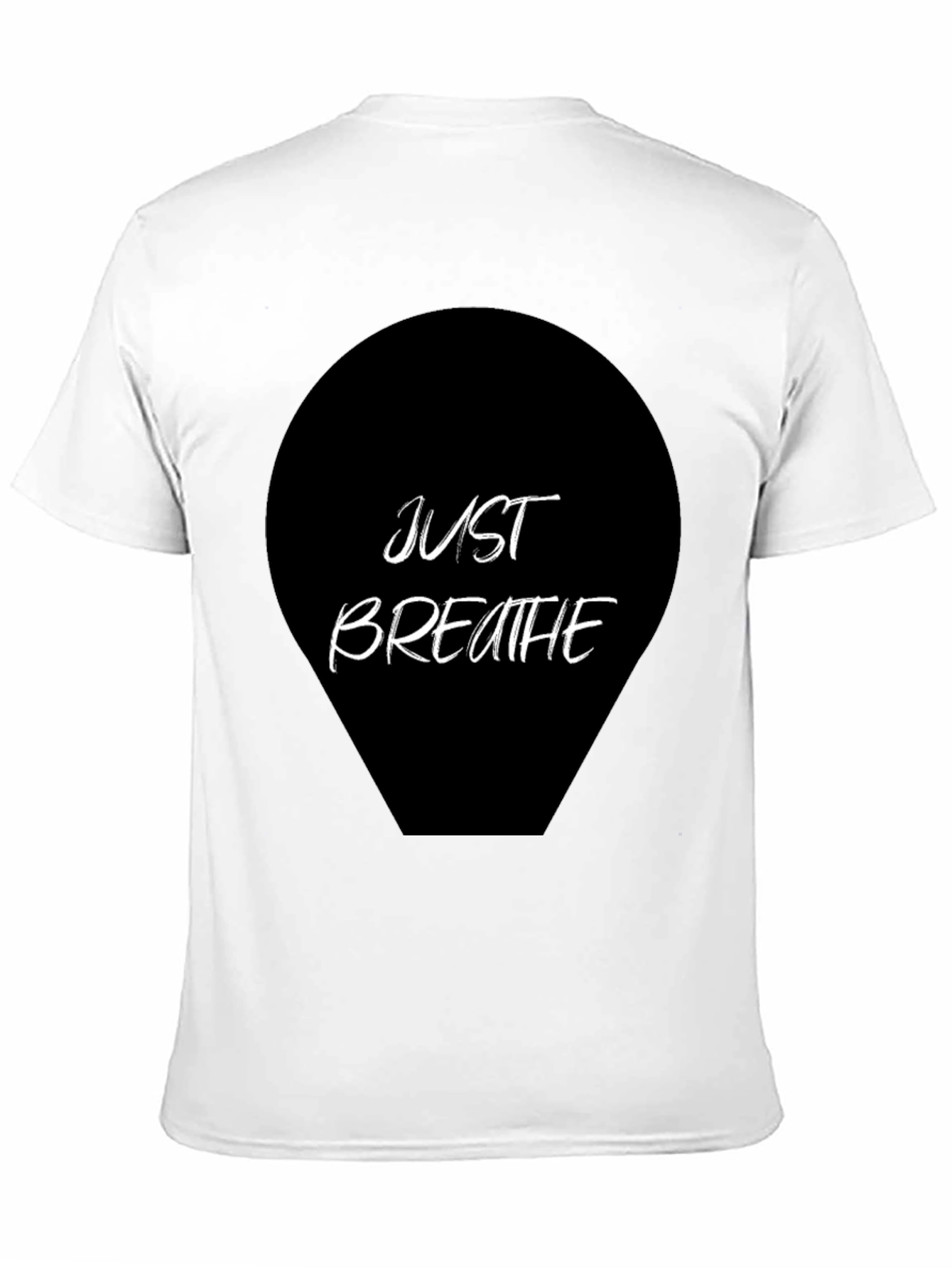 Just Breathe Graphic Tee - Black