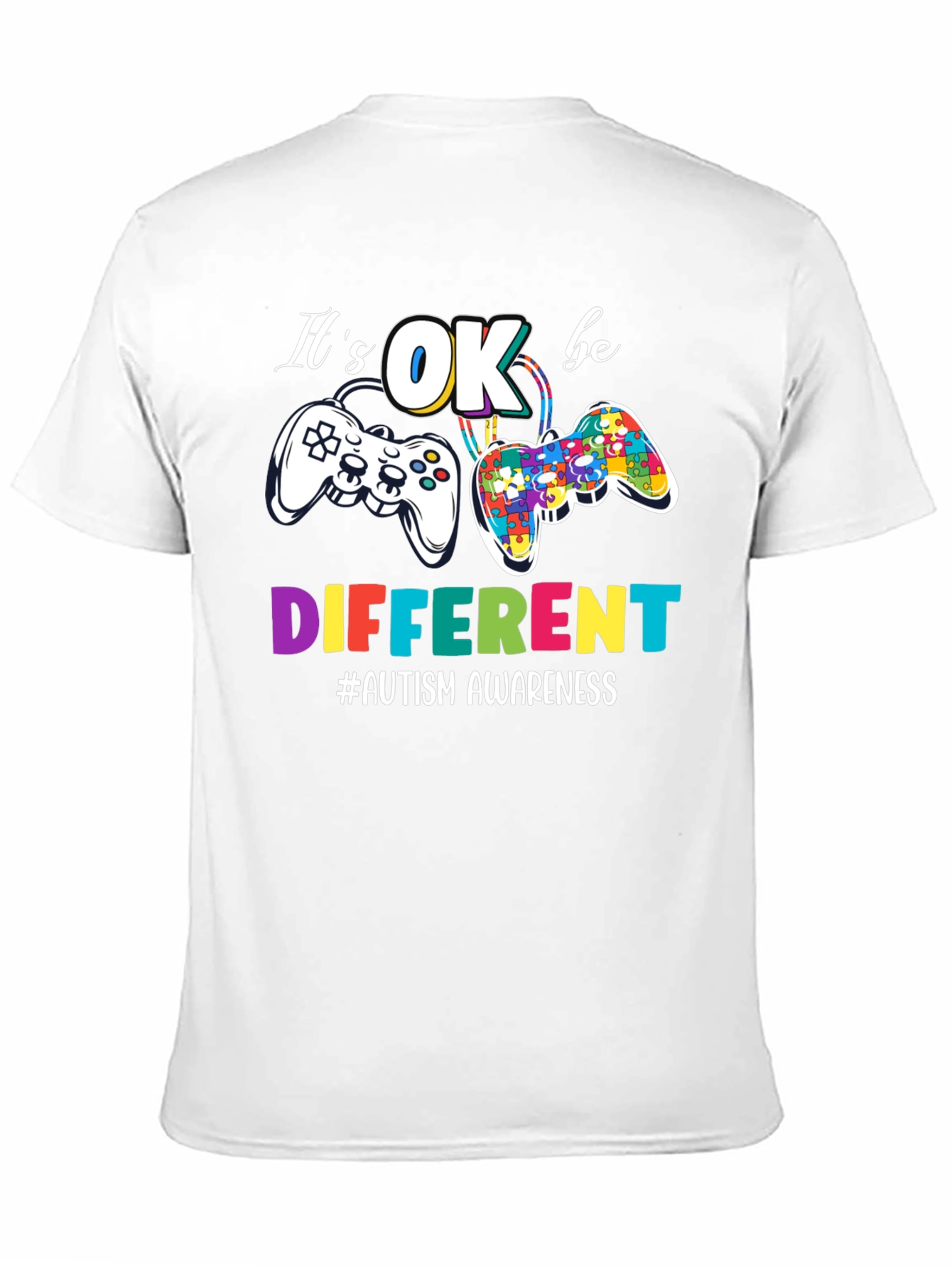 Its OK be DIFFERENT Autism Awareness Gaming T-Shirt