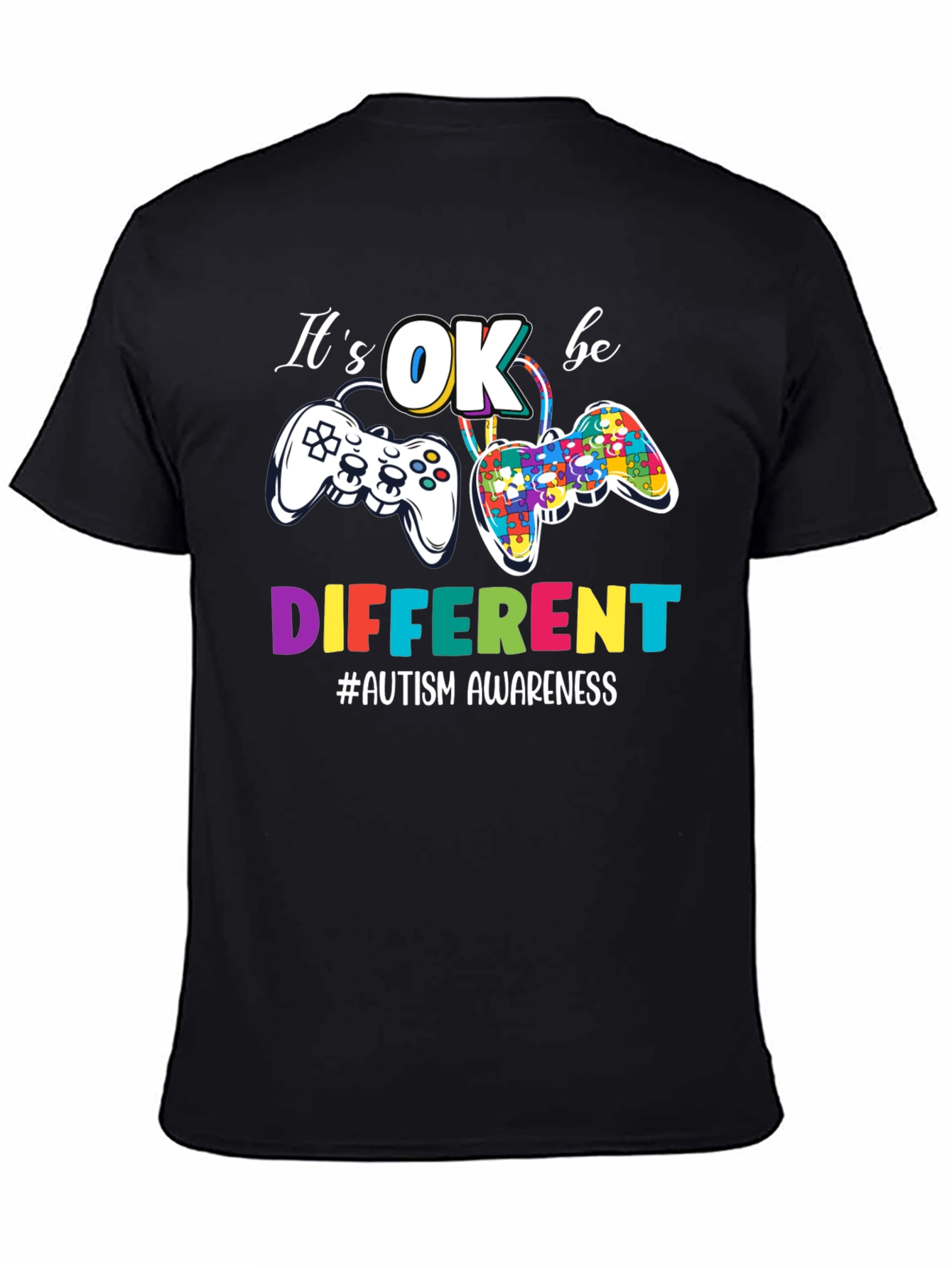 Its OK be DIFFERENT Autism Awareness Gaming T-Shirt