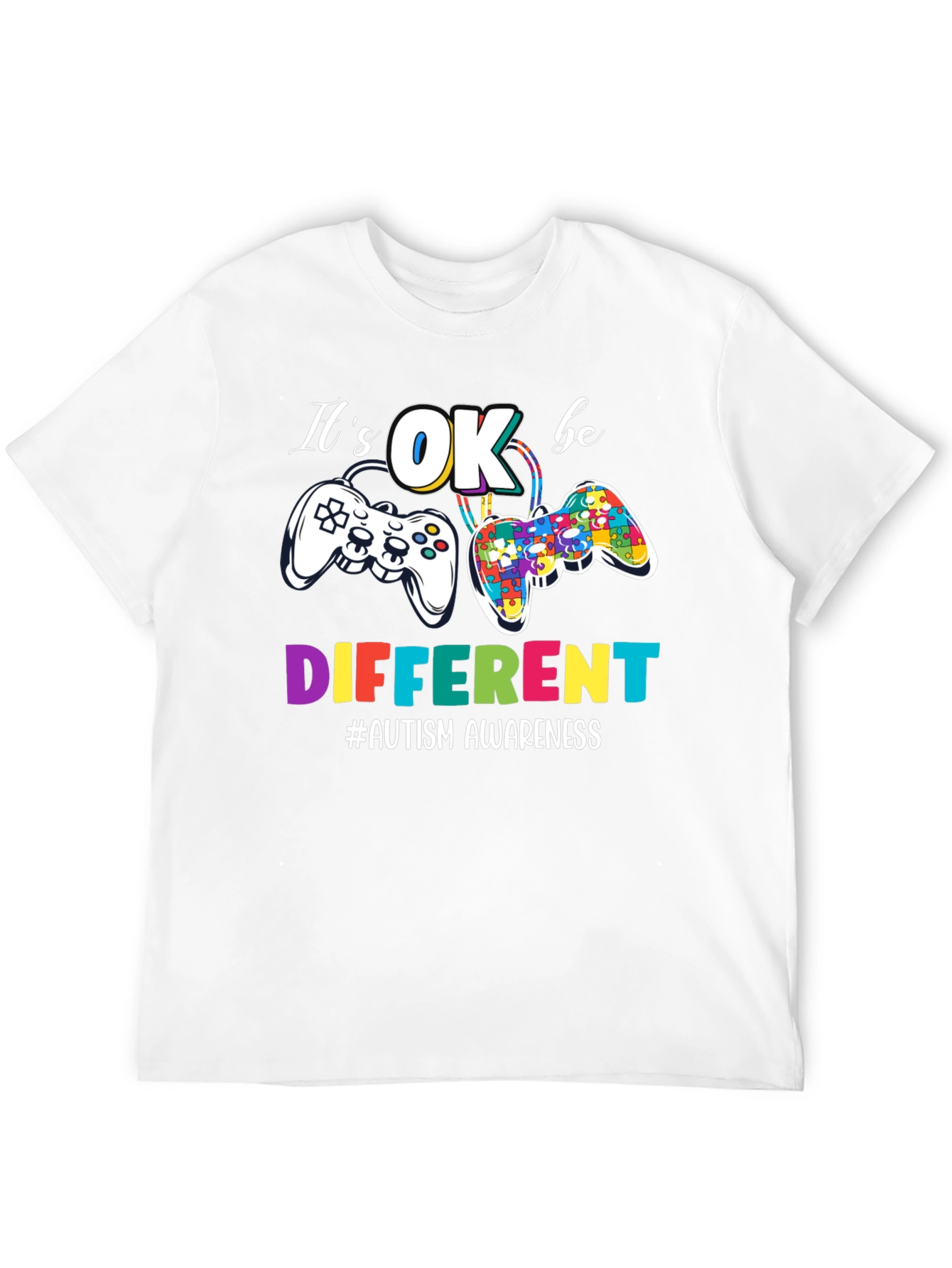 Its OK be DIFFERENT Autism Awareness Gaming T-Shirt