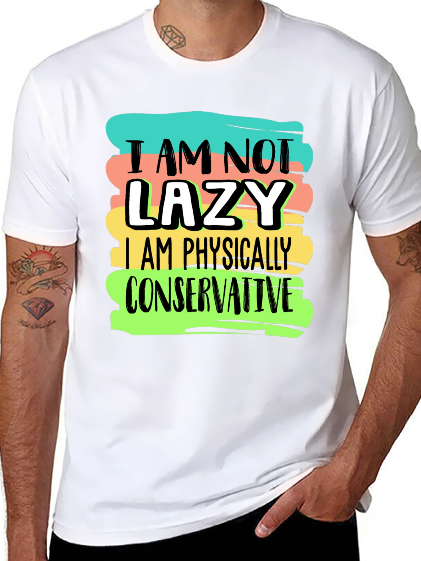Funny I am not lazy Graphic T-Shirt