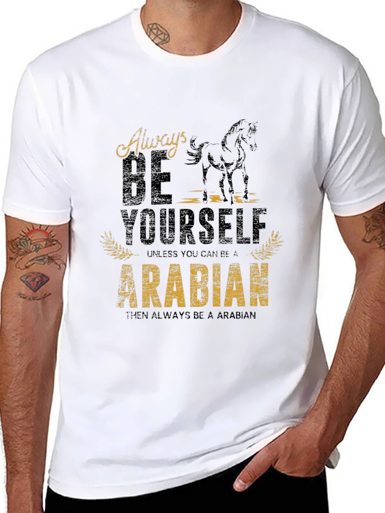 Always Be Yourself Arabian Horse Graphic Tee