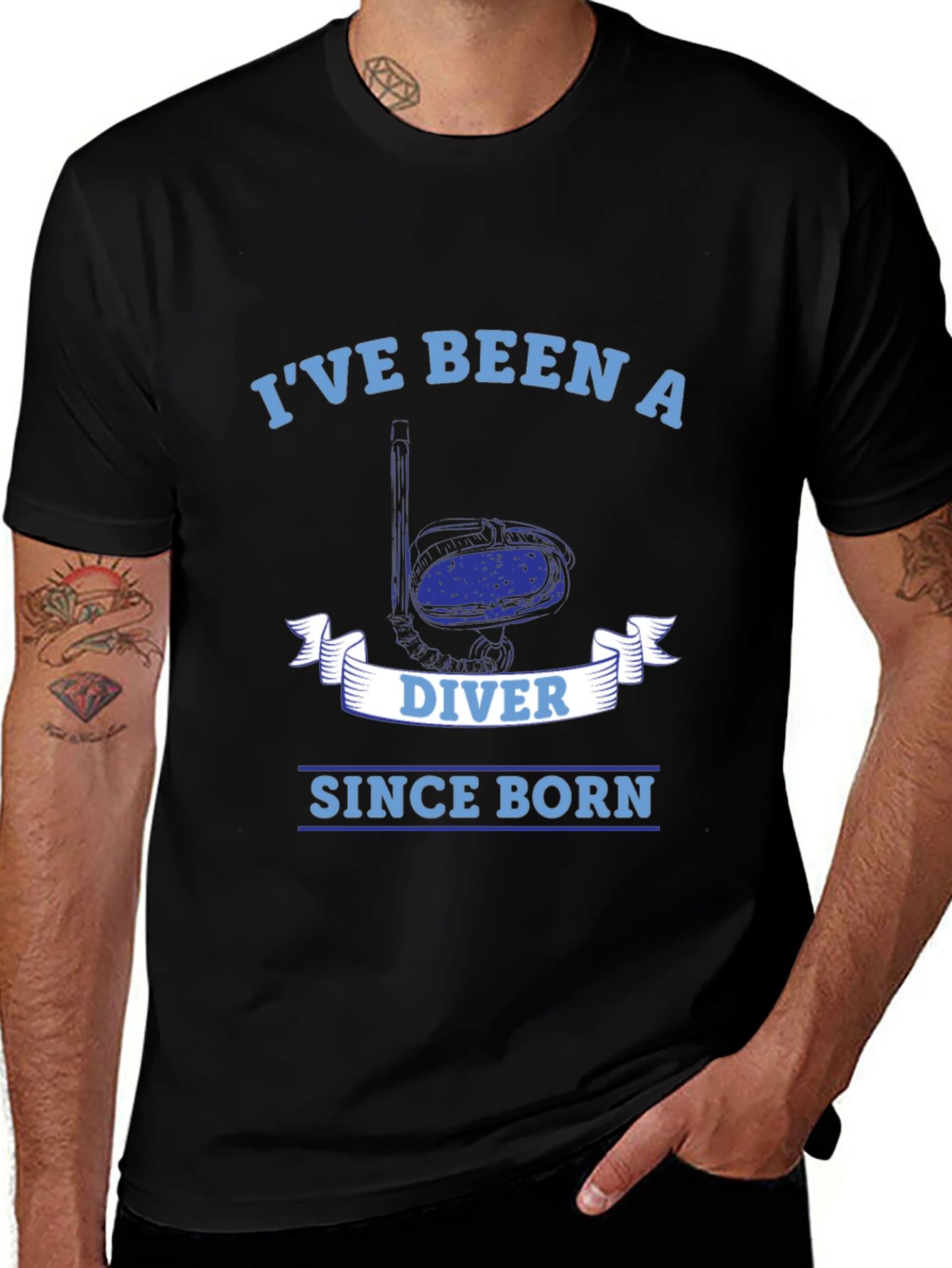 Diver Since Born T-Shirt - Scuba Diving Gift