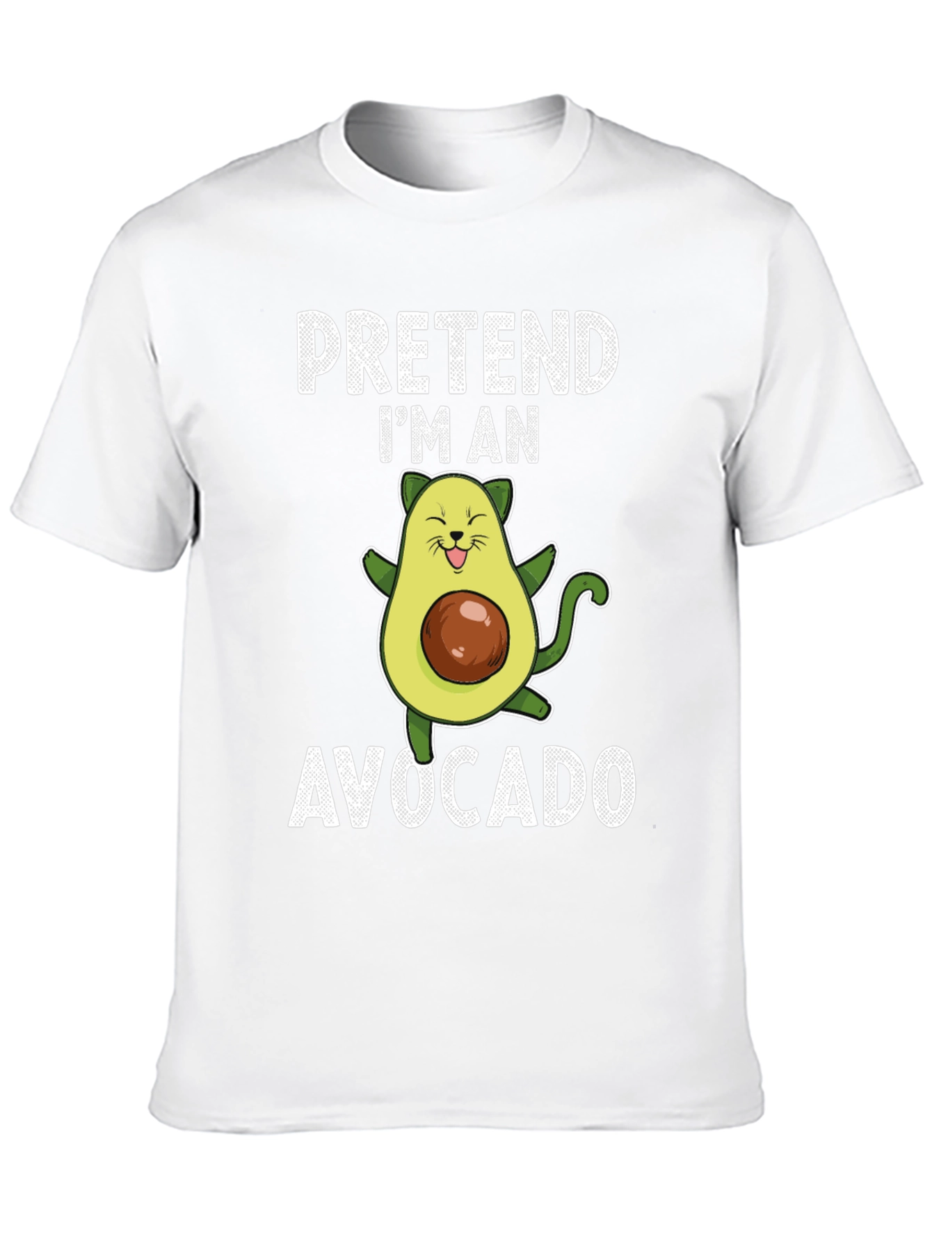 Pretend Im An Avocado T-Shirt Funny Novelty Tee