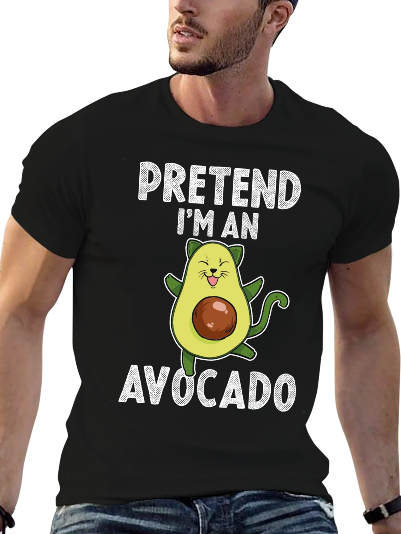 Pretend Im An Avocado T-Shirt Funny Novelty Tee