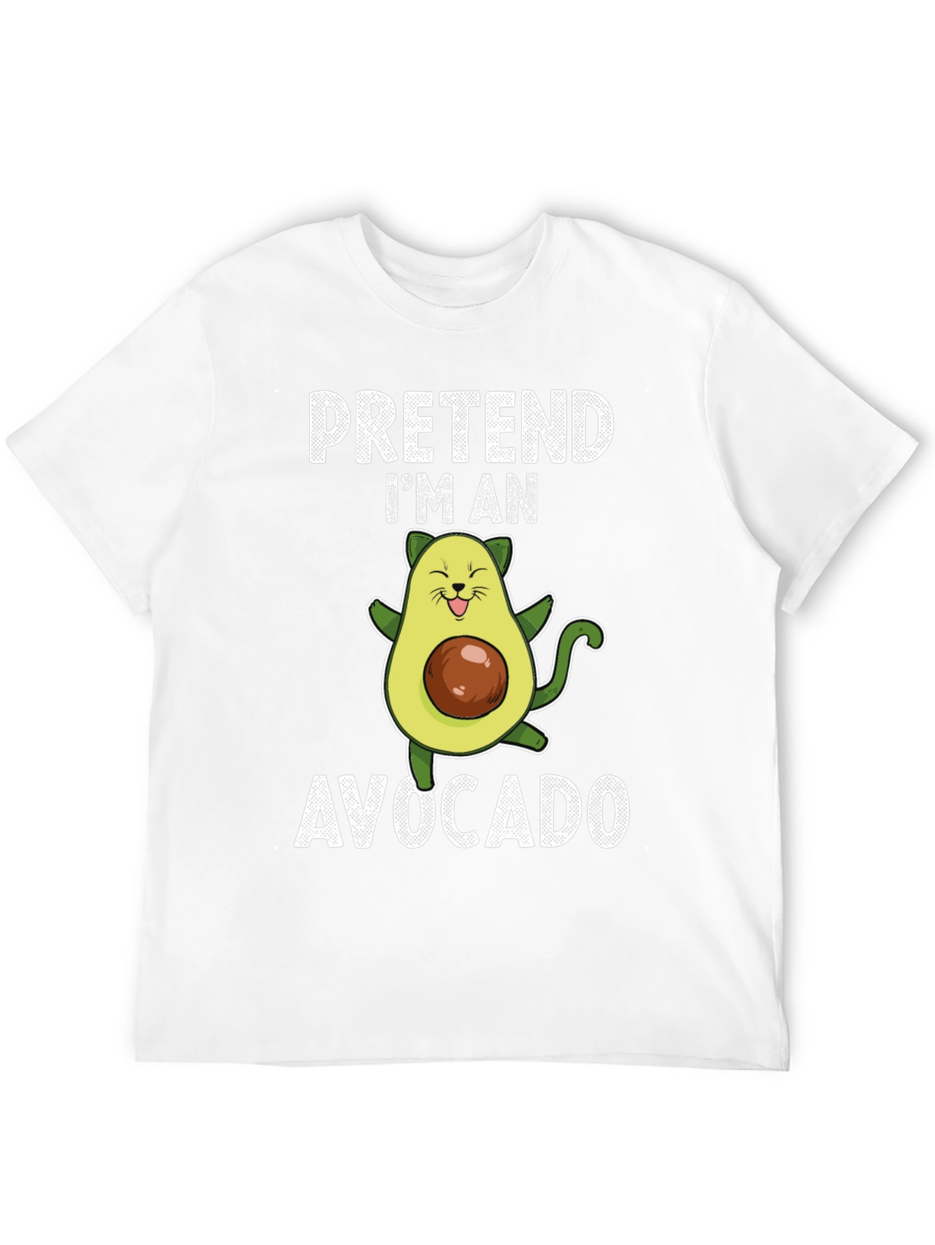 Pretend Im An Avocado T-Shirt Funny Novelty Tee