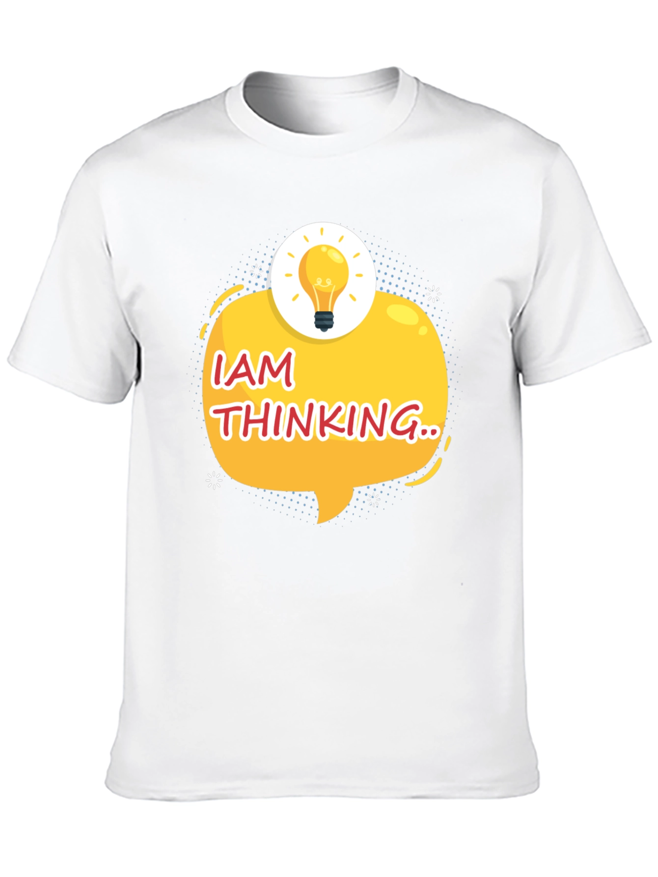 I am Thinking Black T-Shirt - Creative Idea Tee