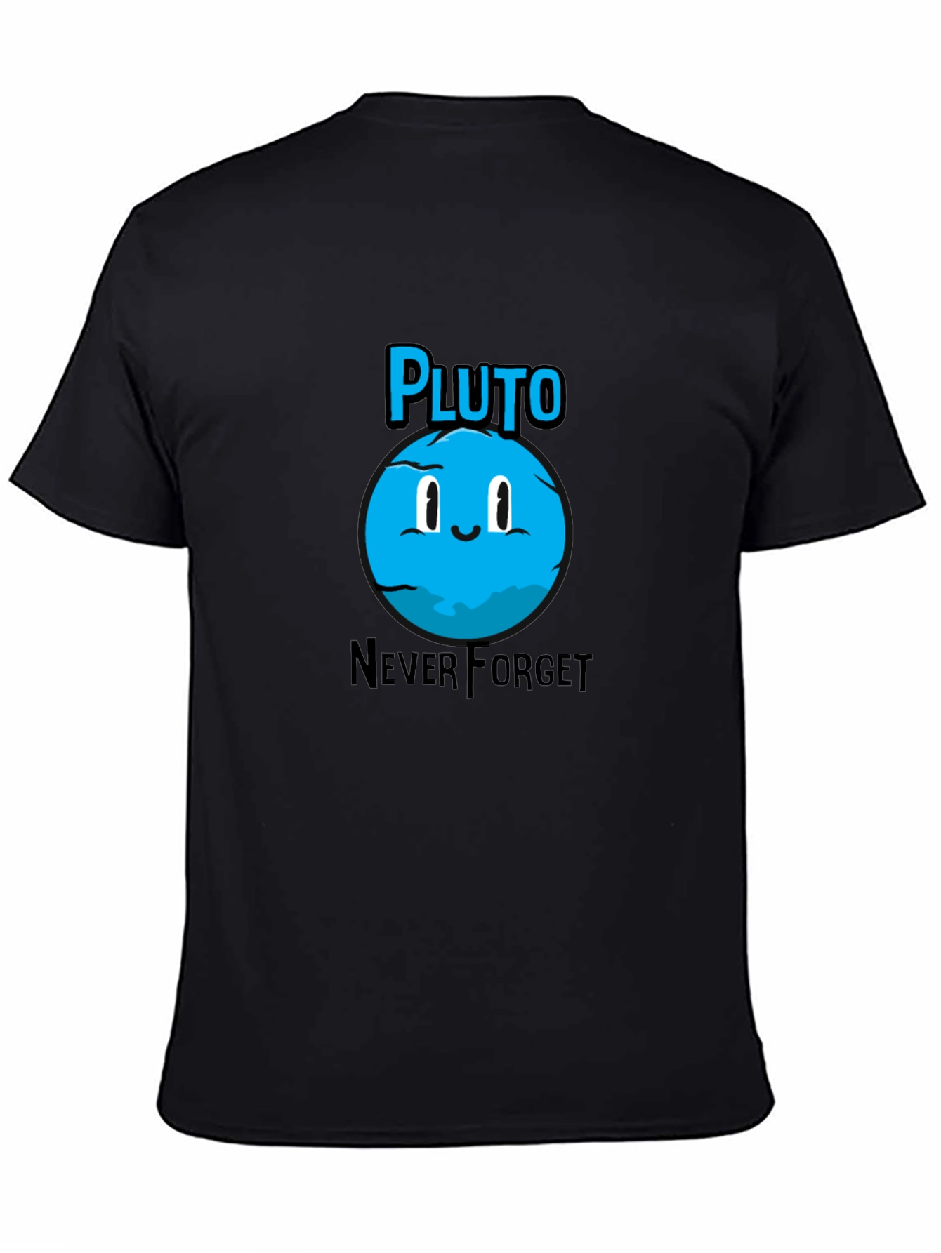 Pluto Never Forget T-Shirt - Cute Planet Design