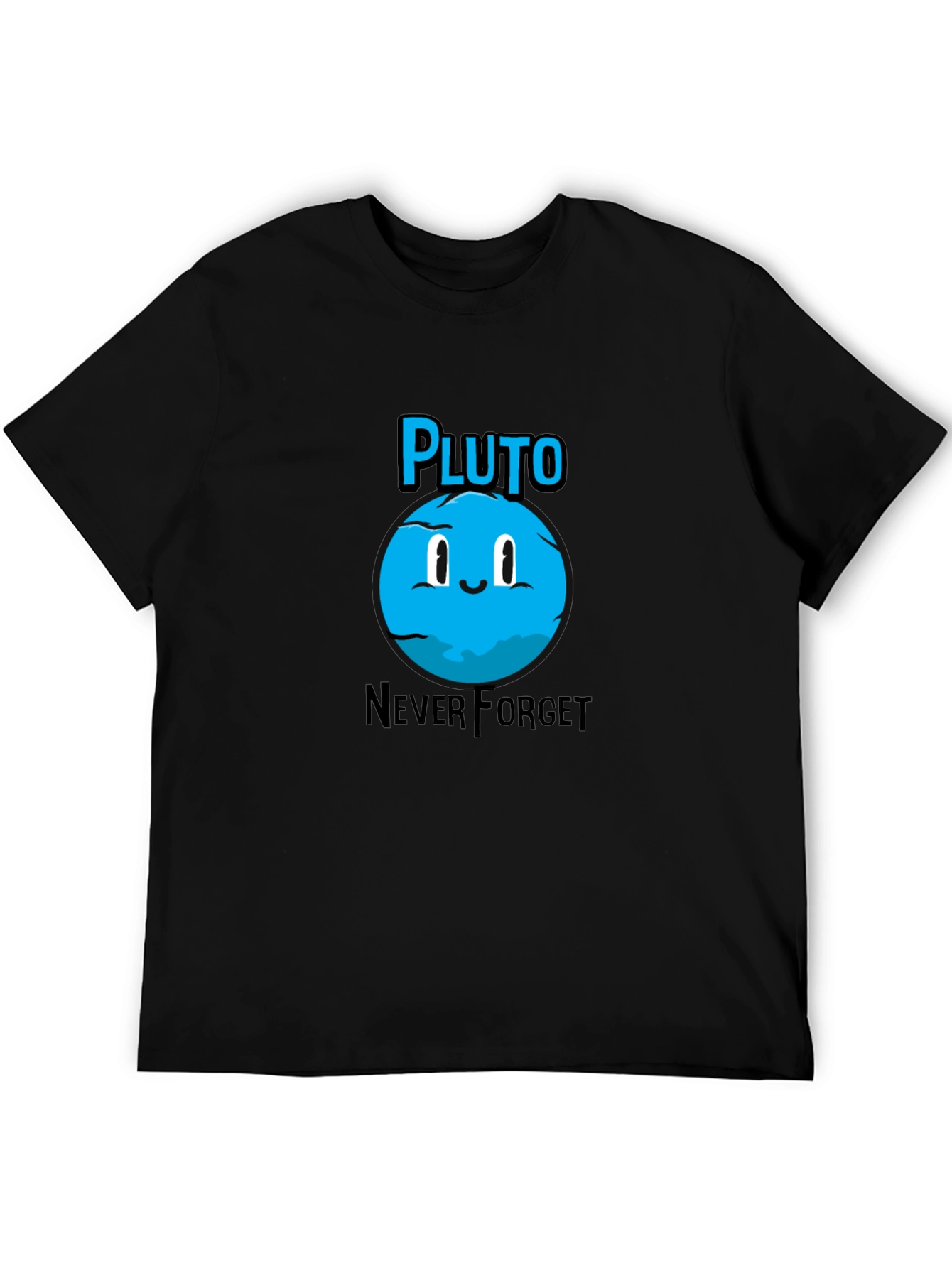 Pluto Never Forget T-Shirt - Cute Planet Design