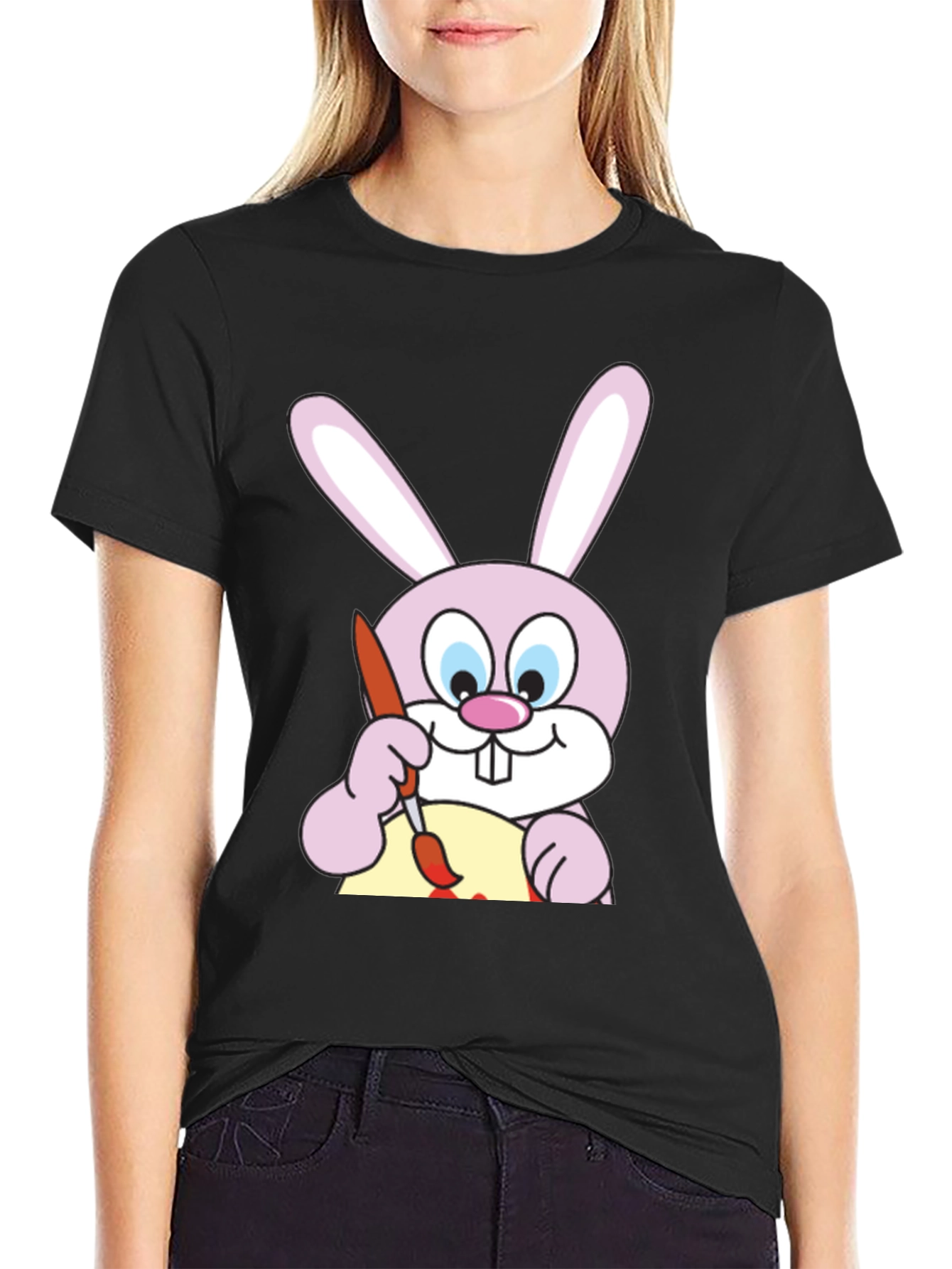 Bunny Painting Easter Egg T-Shirt