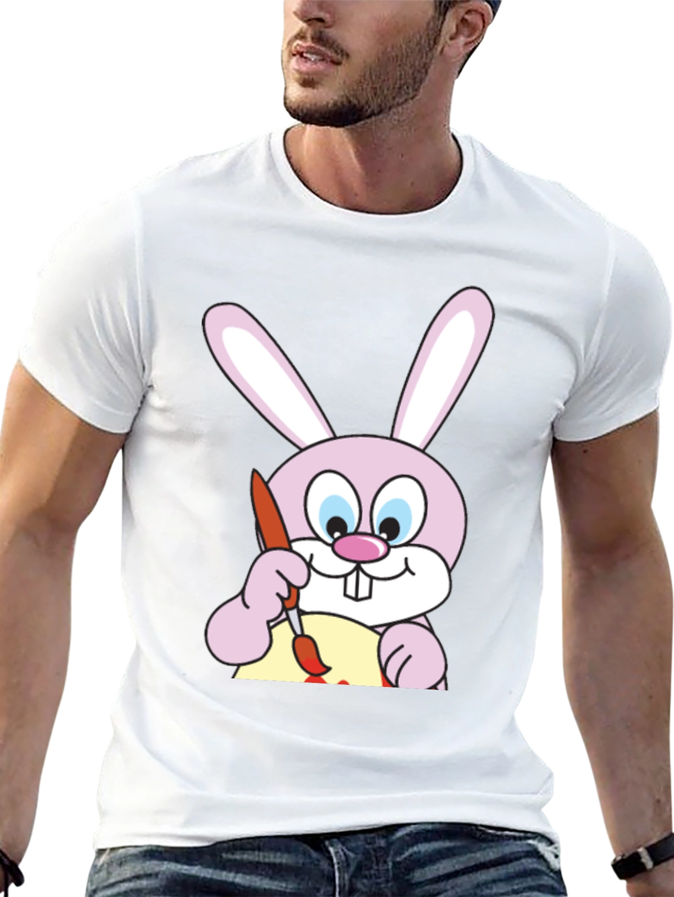 Bunny Painting Easter Egg T-Shirt
