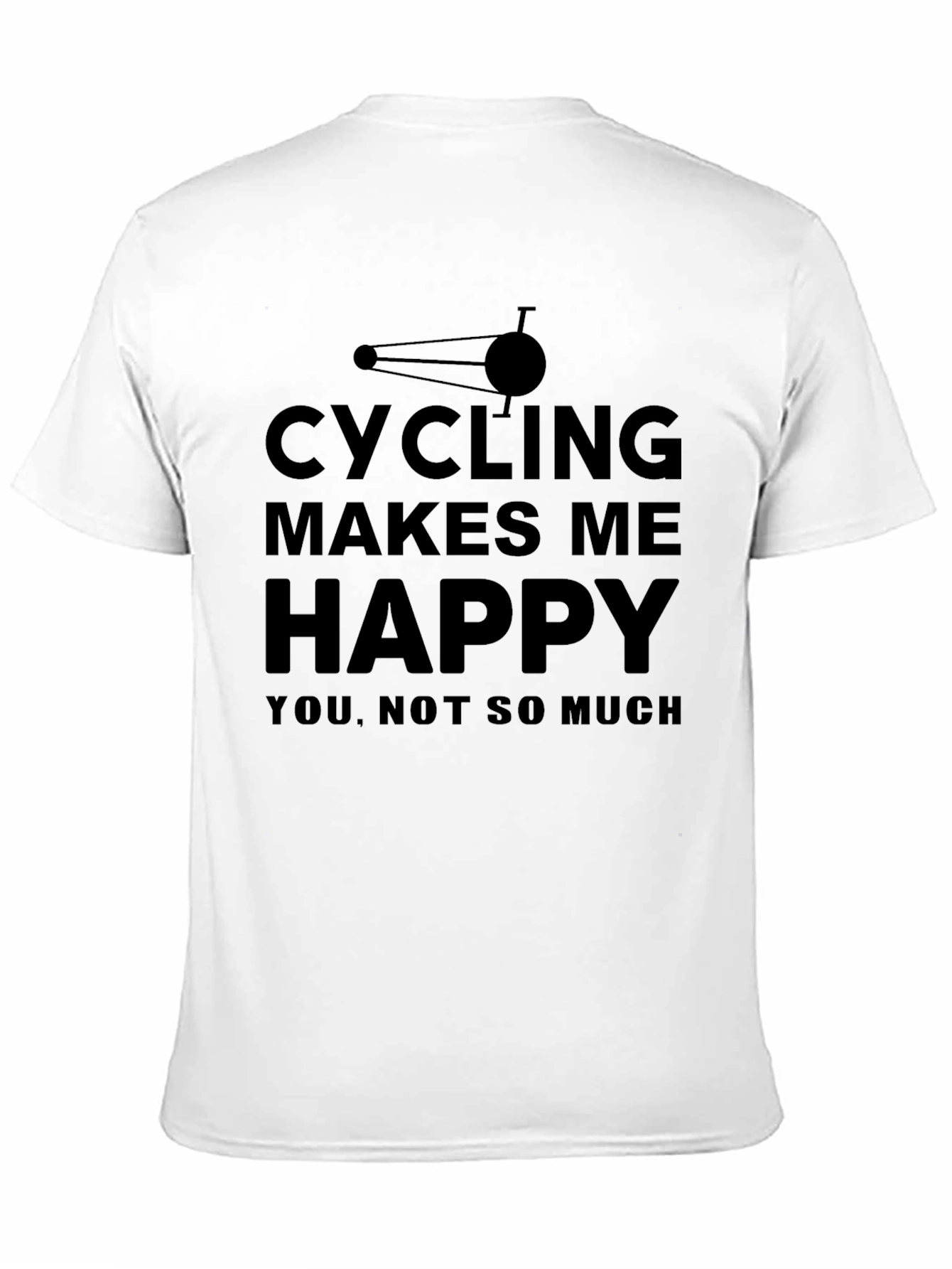 Cycling Makes Me Happy Tee