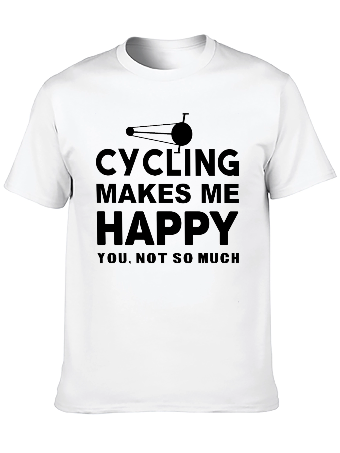 Cycling Makes Me Happy Tee