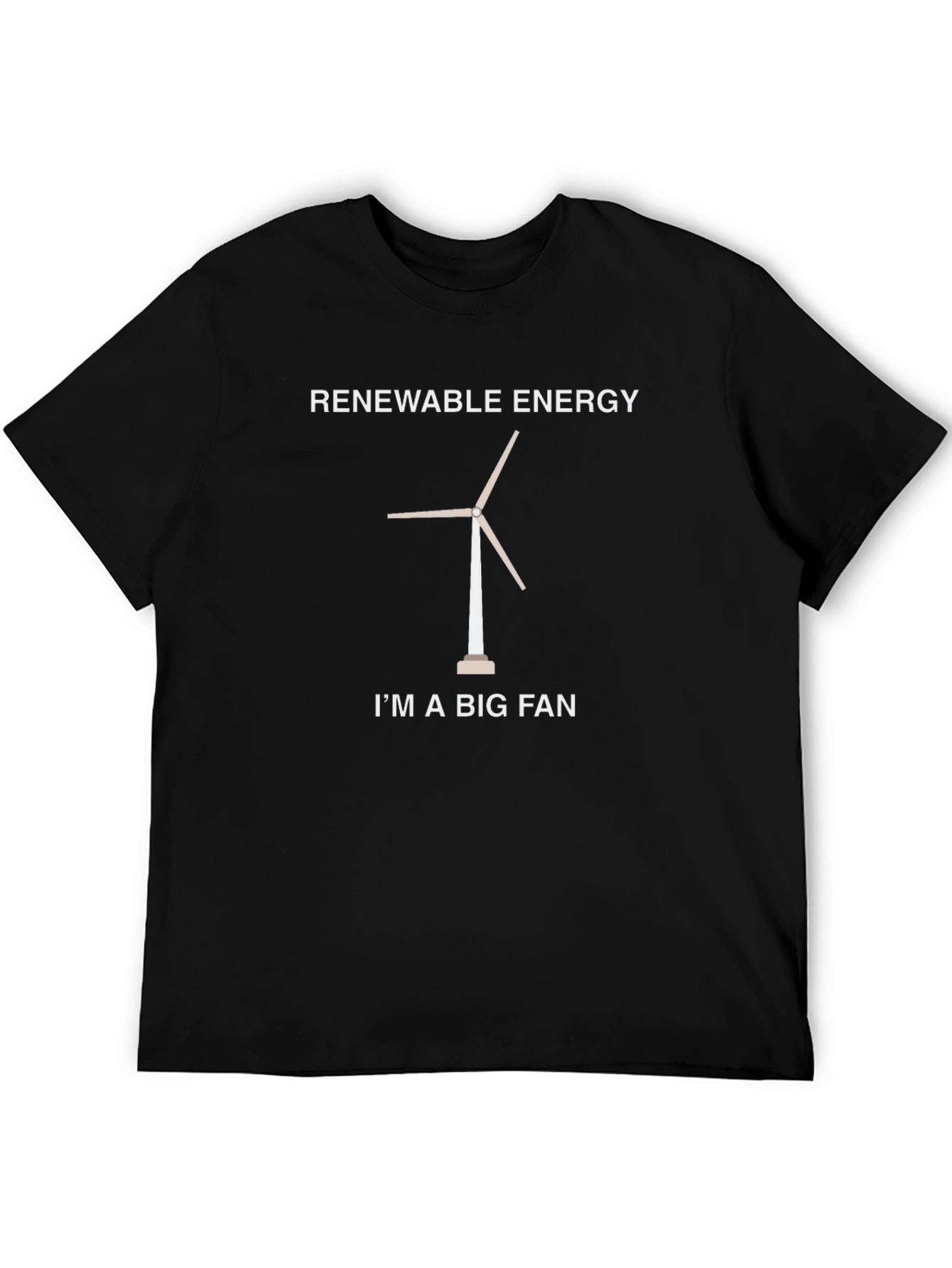 Renewable Energy Fan T-Shirt - Eco-Friendly & Stylish