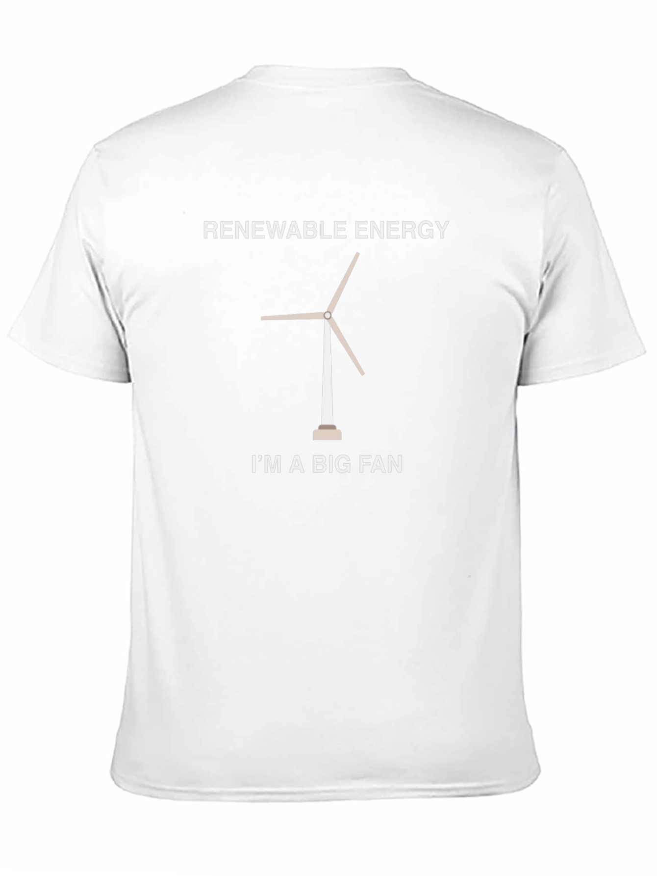 Renewable Energy Fan T-Shirt - Eco-Friendly & Stylish