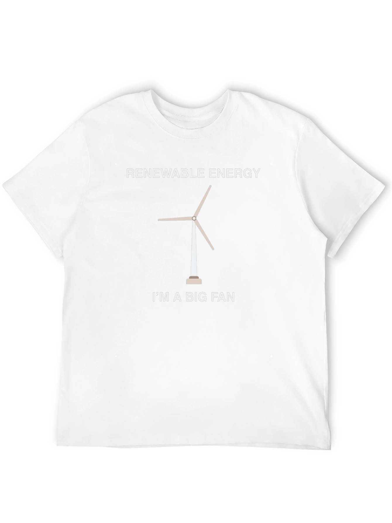 Renewable Energy Fan T-Shirt - Eco-Friendly & Stylish