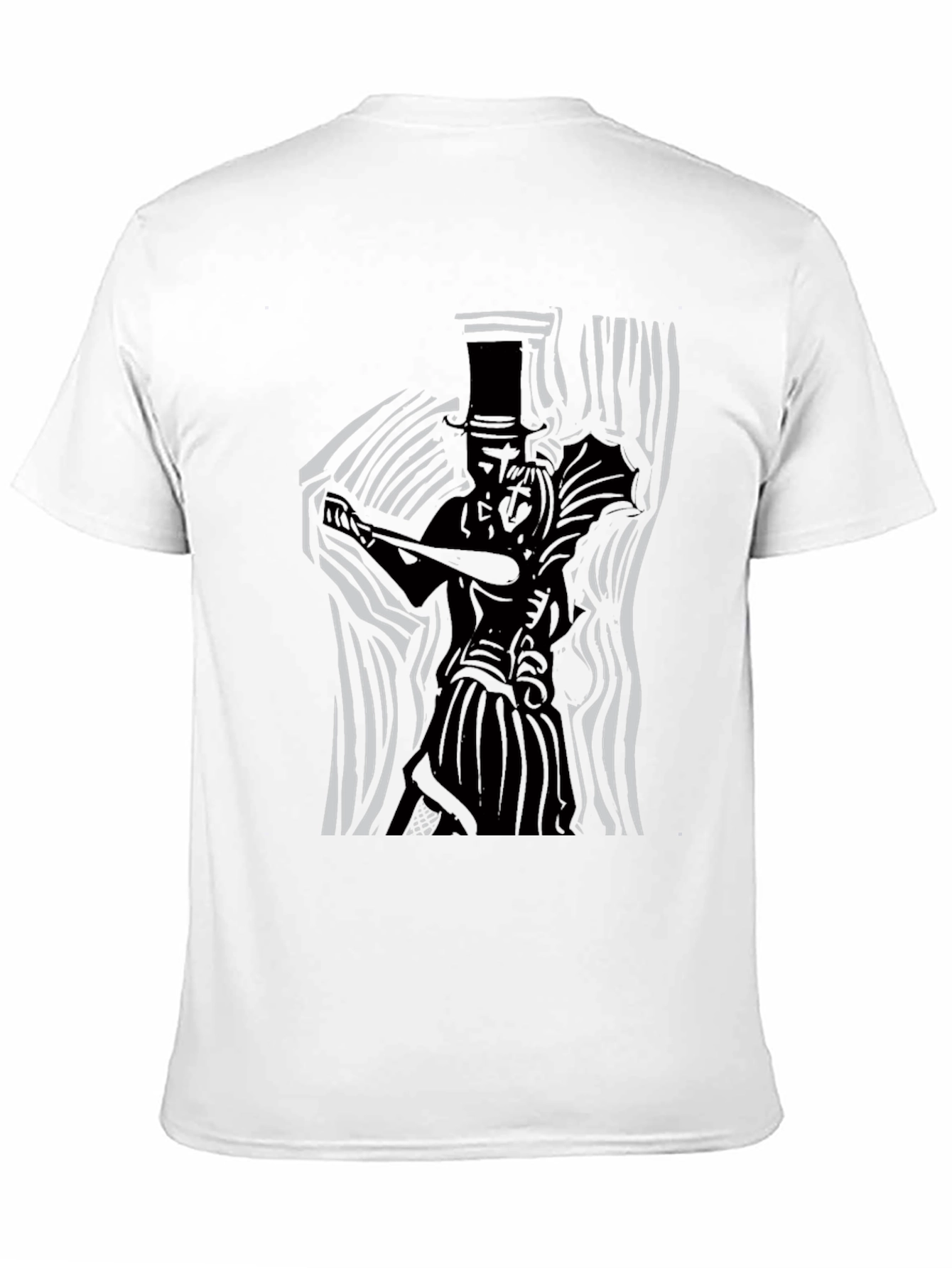 Stylish Black Graphic Print T-Shirt