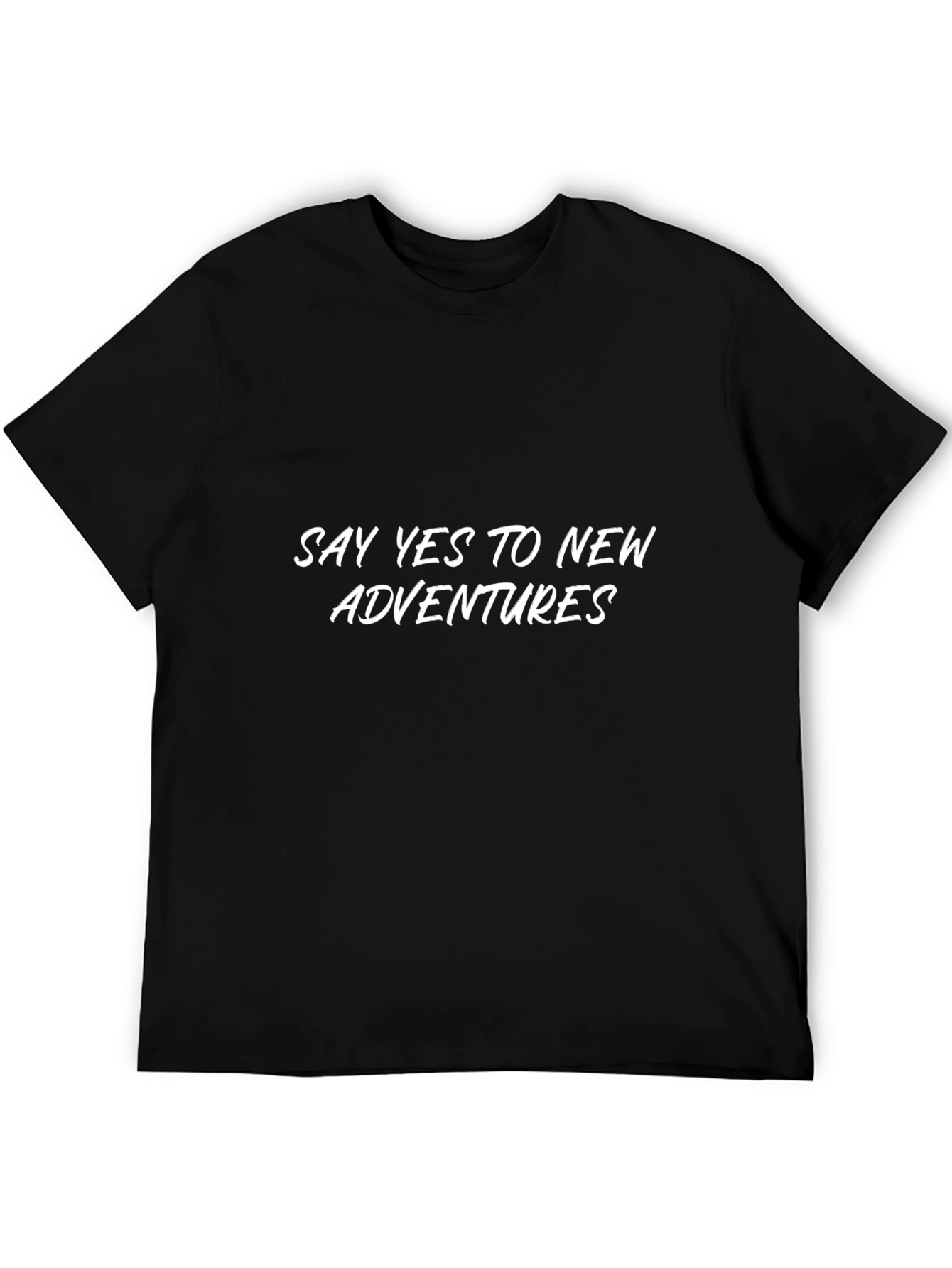 New Adventures Black Graphic Tee