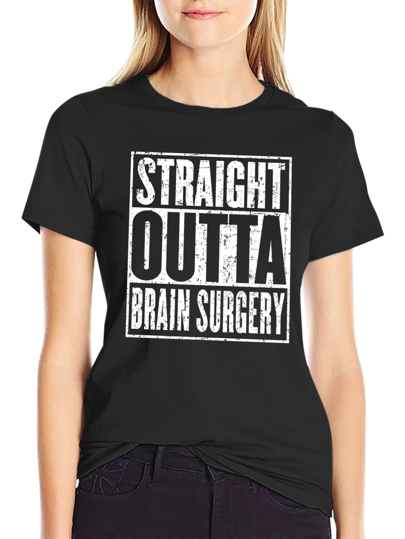 Straight Outta Brain Surgery Graphic Tee