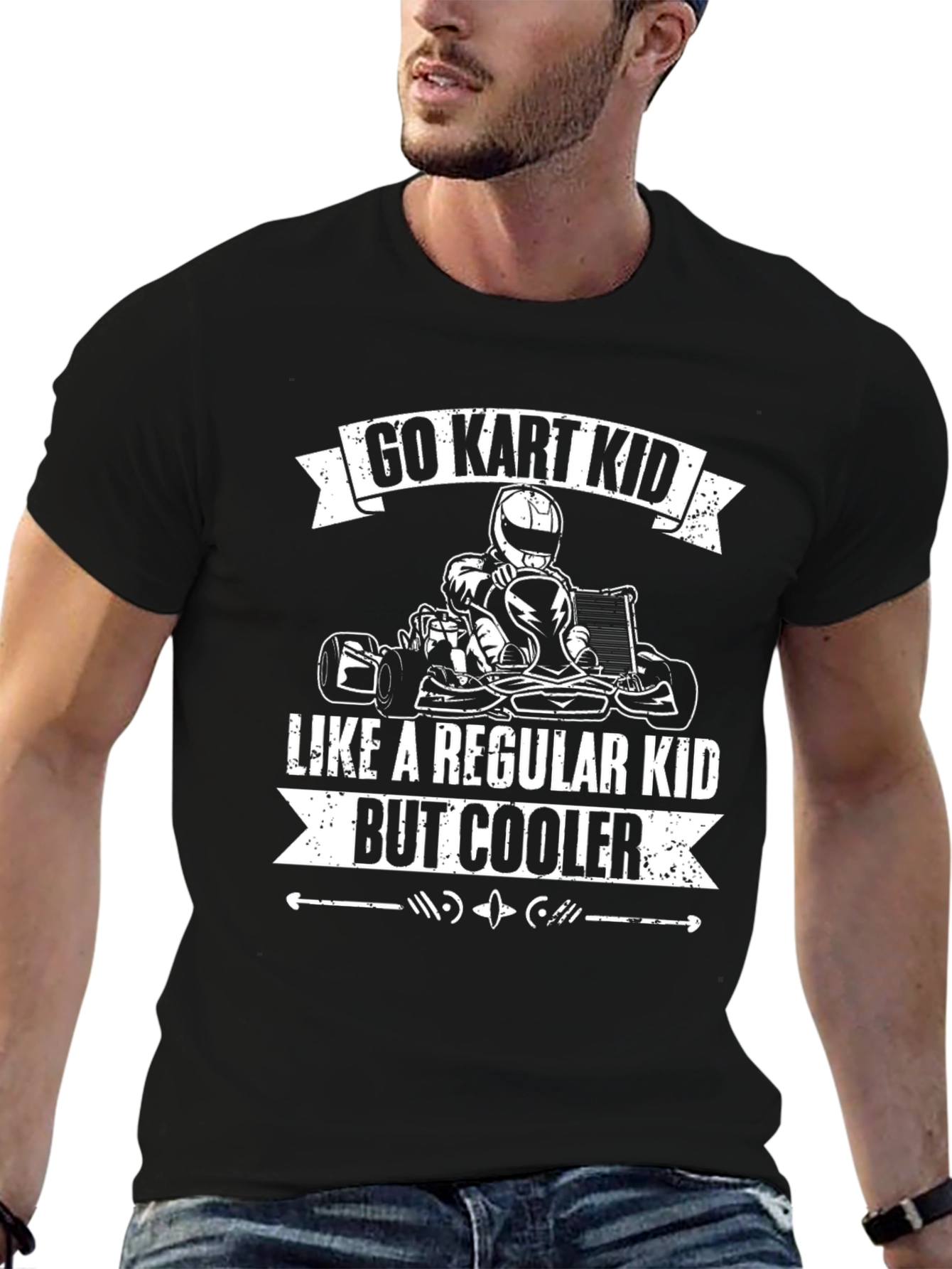 Go Kart Kid T-Shirt - Regular Kid But Cooler!