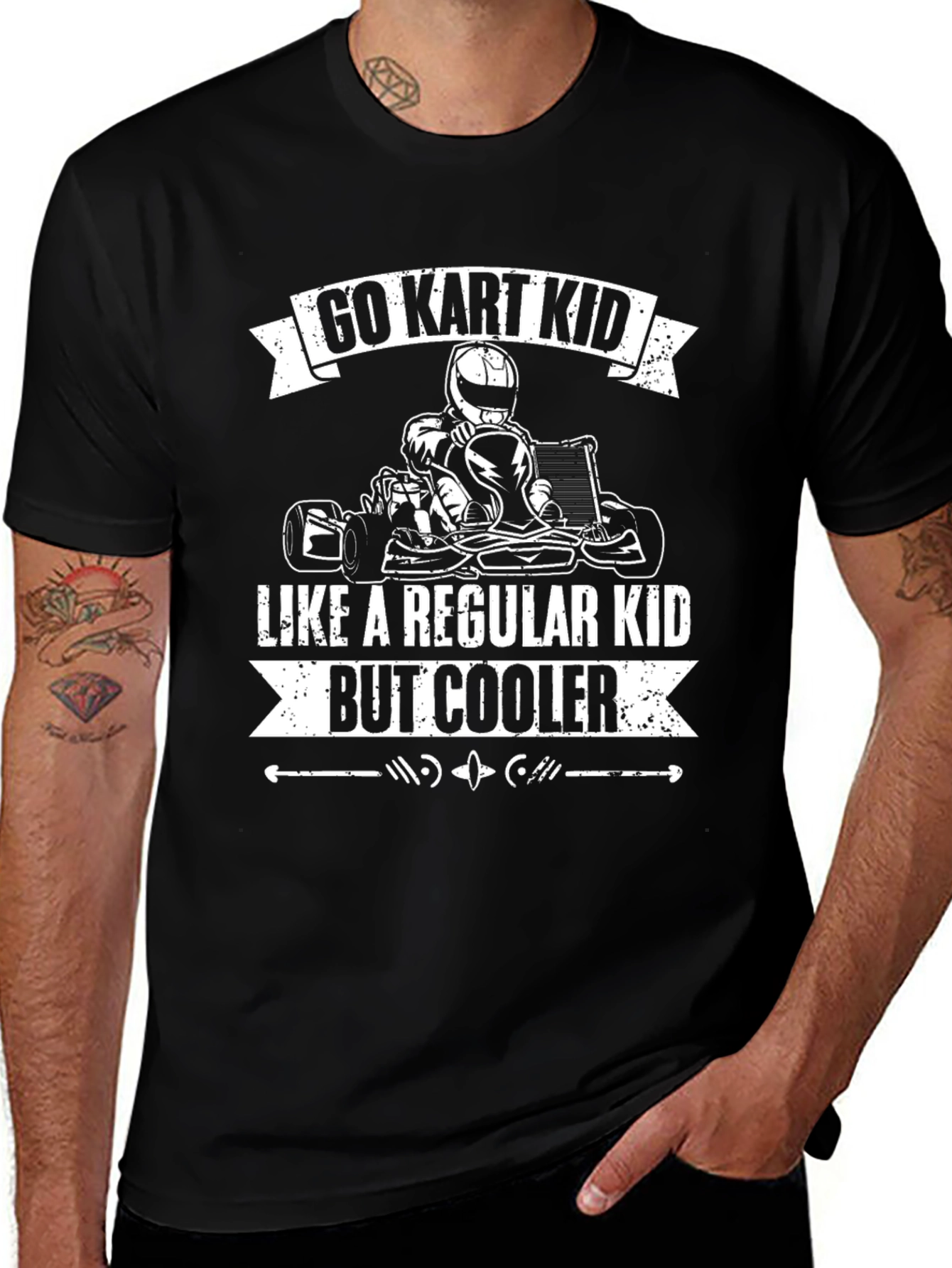 Go Kart Kid T-Shirt - Regular Kid But Cooler!