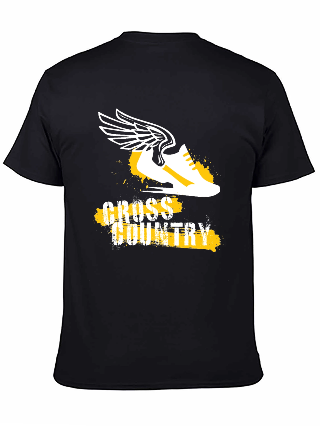 Cross Country Running Tee - Winged Shoe Graphic