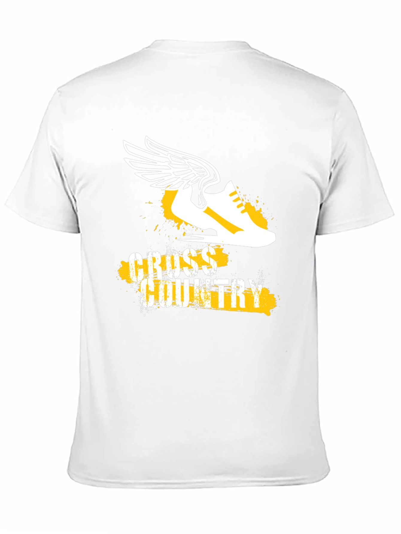 Cross Country Running Tee - Winged Shoe Graphic
