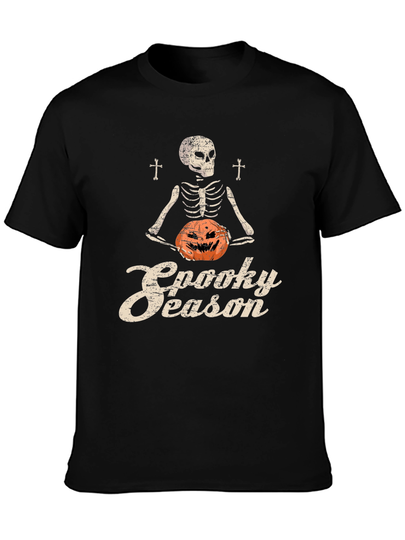 Spooky Season Halloween Skeleton Graphic Tee