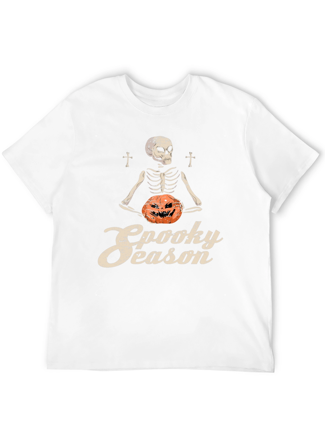 Spooky Season Halloween Skeleton Graphic Tee