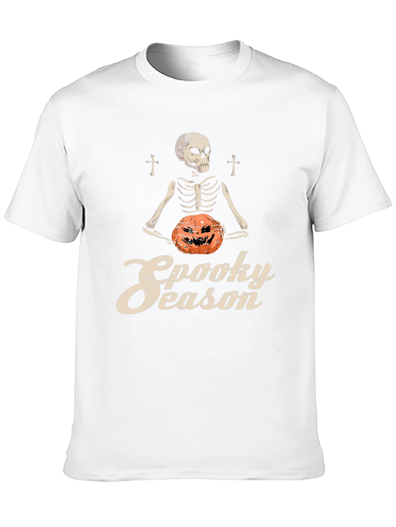 Spooky Season Halloween Skeleton Graphic Tee
