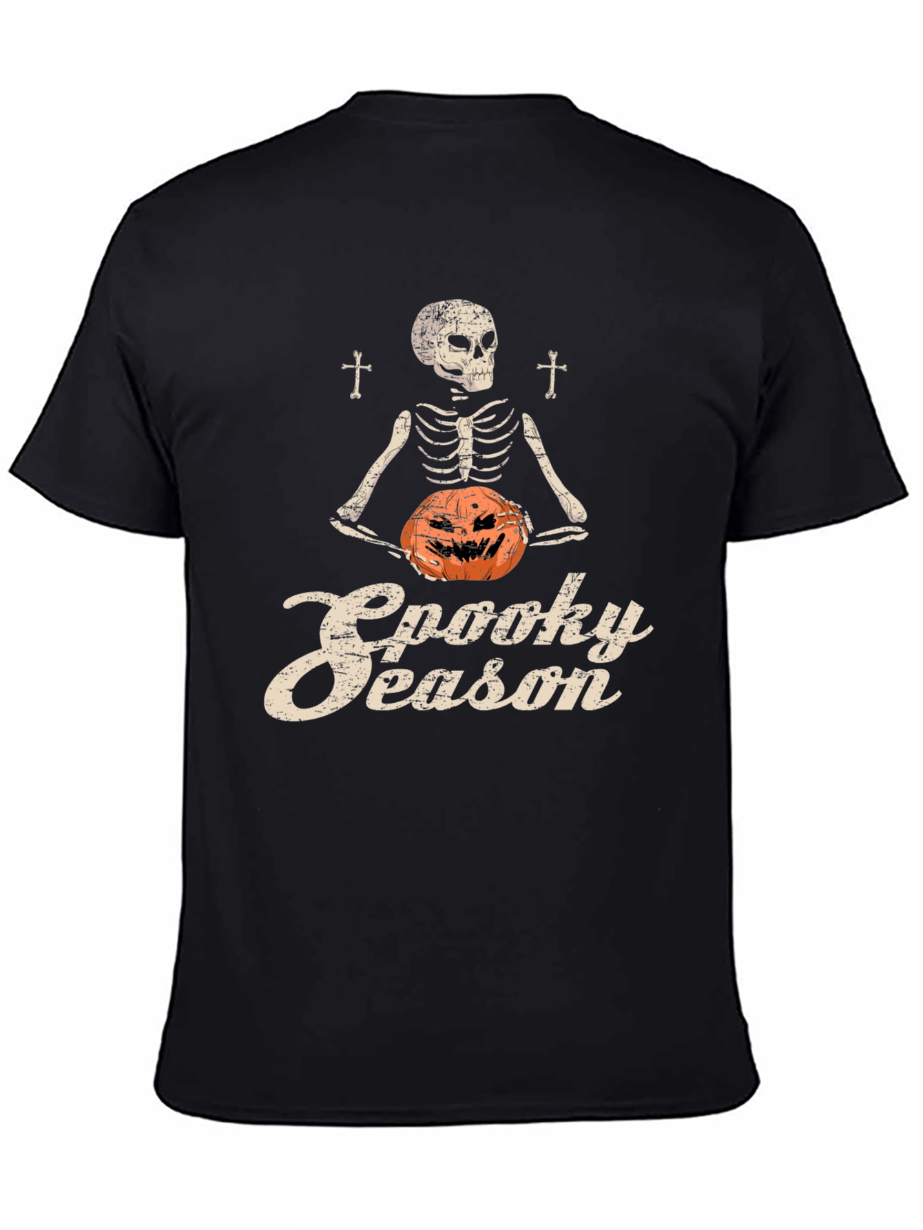 Spooky Season Halloween Skeleton Graphic Tee