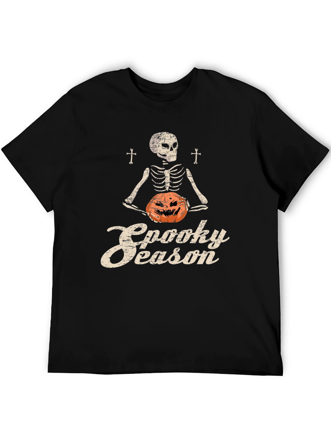 Spooky Season Halloween Skeleton Graphic Tee