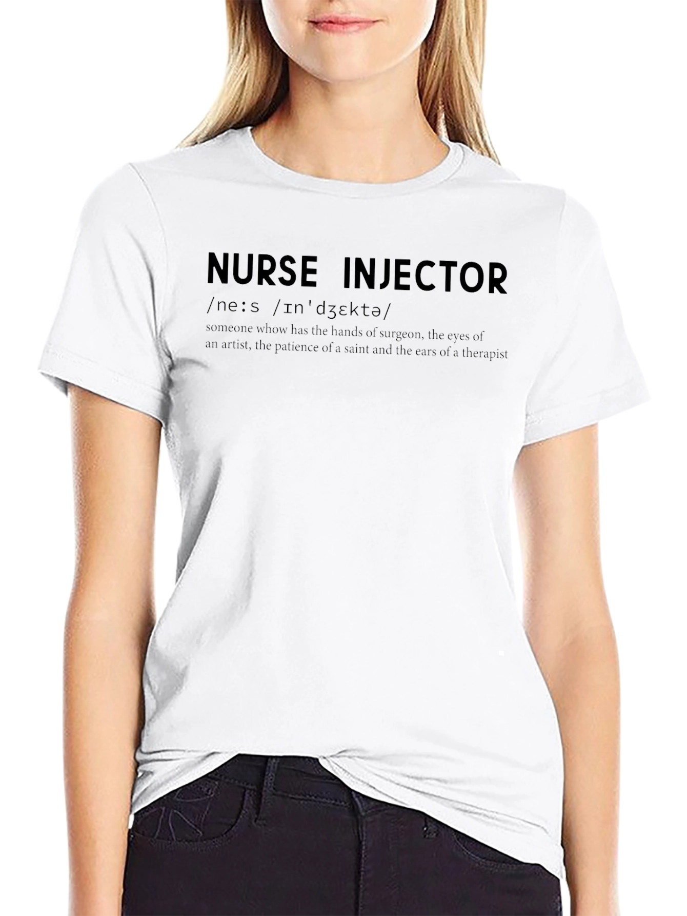 Nurse Injector Definition T-Shirt - Medical Aesthetics Apparel