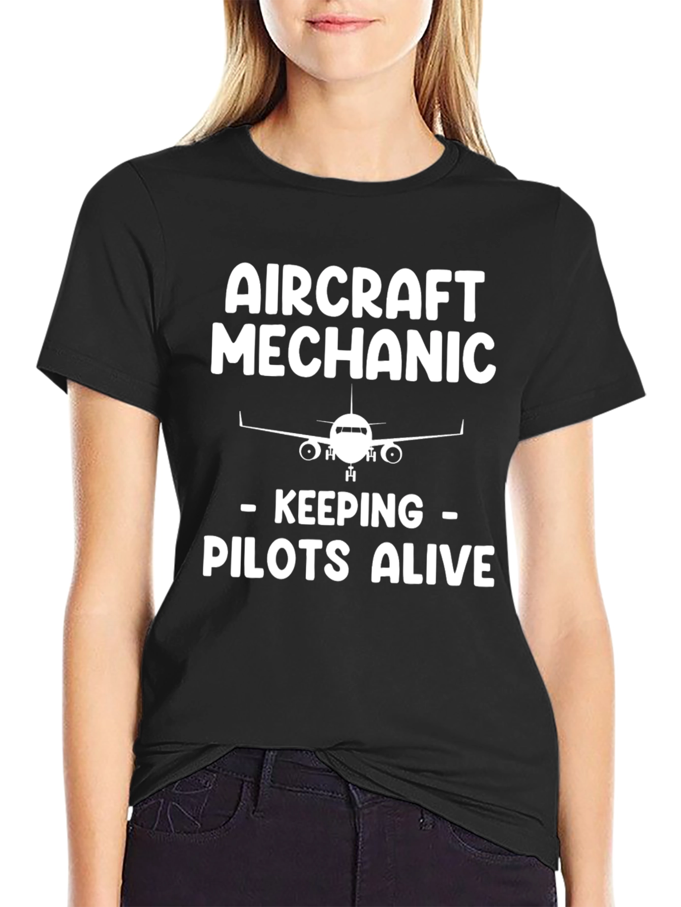 Aircraft Mechanic T-Shirt - Pilots Alive Aviation Tee