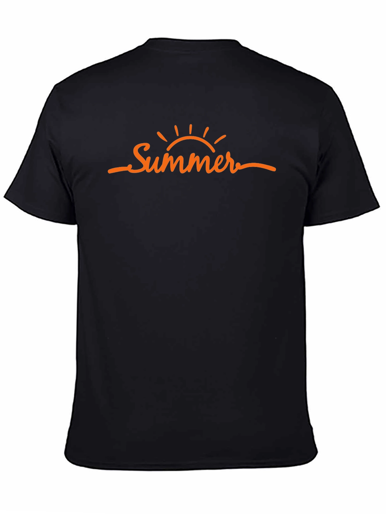 Summer Sun Graphic T-Shirt - Black
