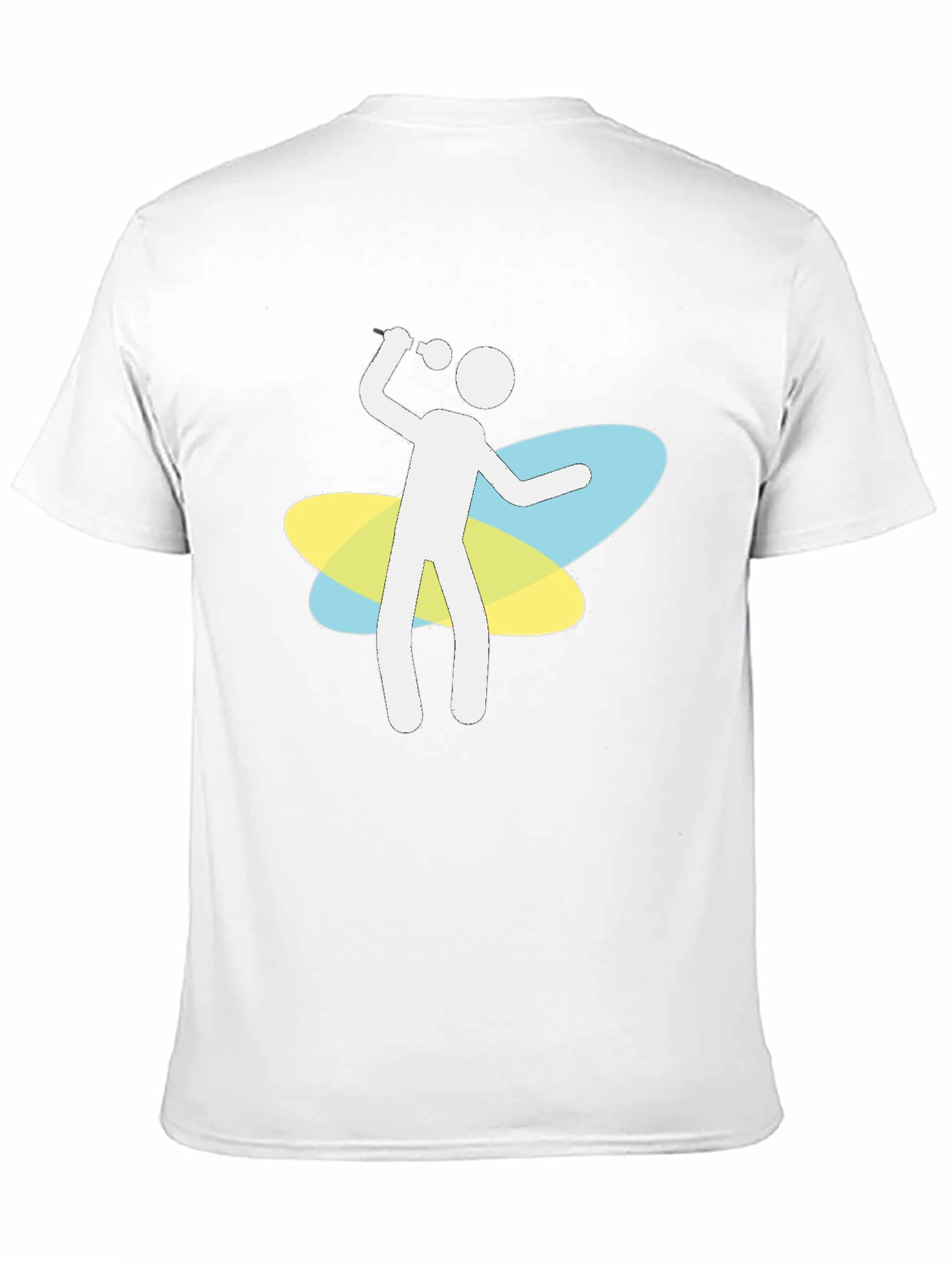 Karaoke Stick Figure Black T-Shirt