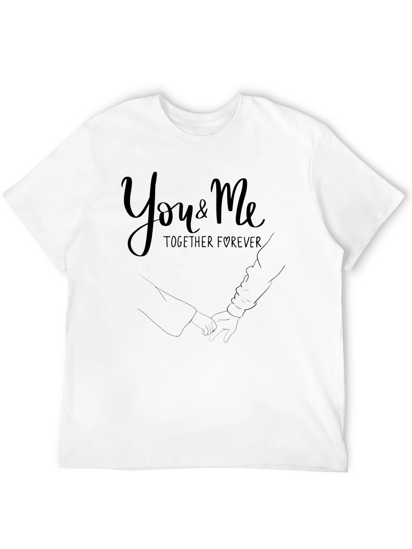 You & Me Forever Black T-Shirt