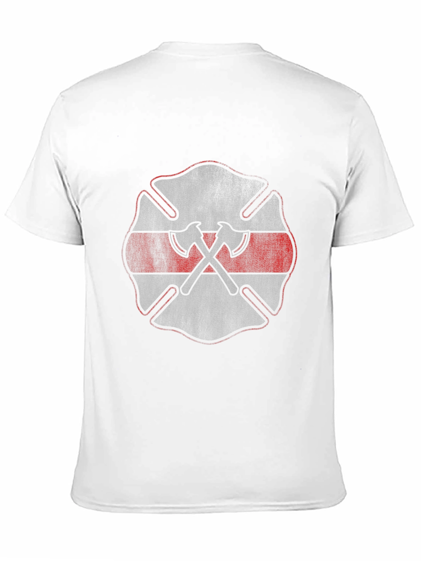 Firefighter Axe Emblem Black T-Shirt