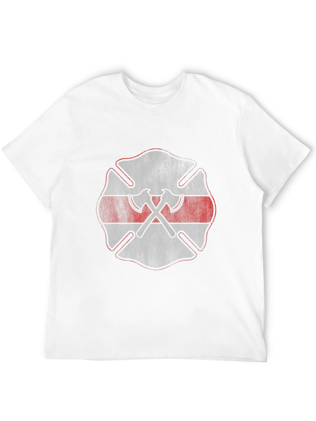 Firefighter Axe Emblem Black T-Shirt