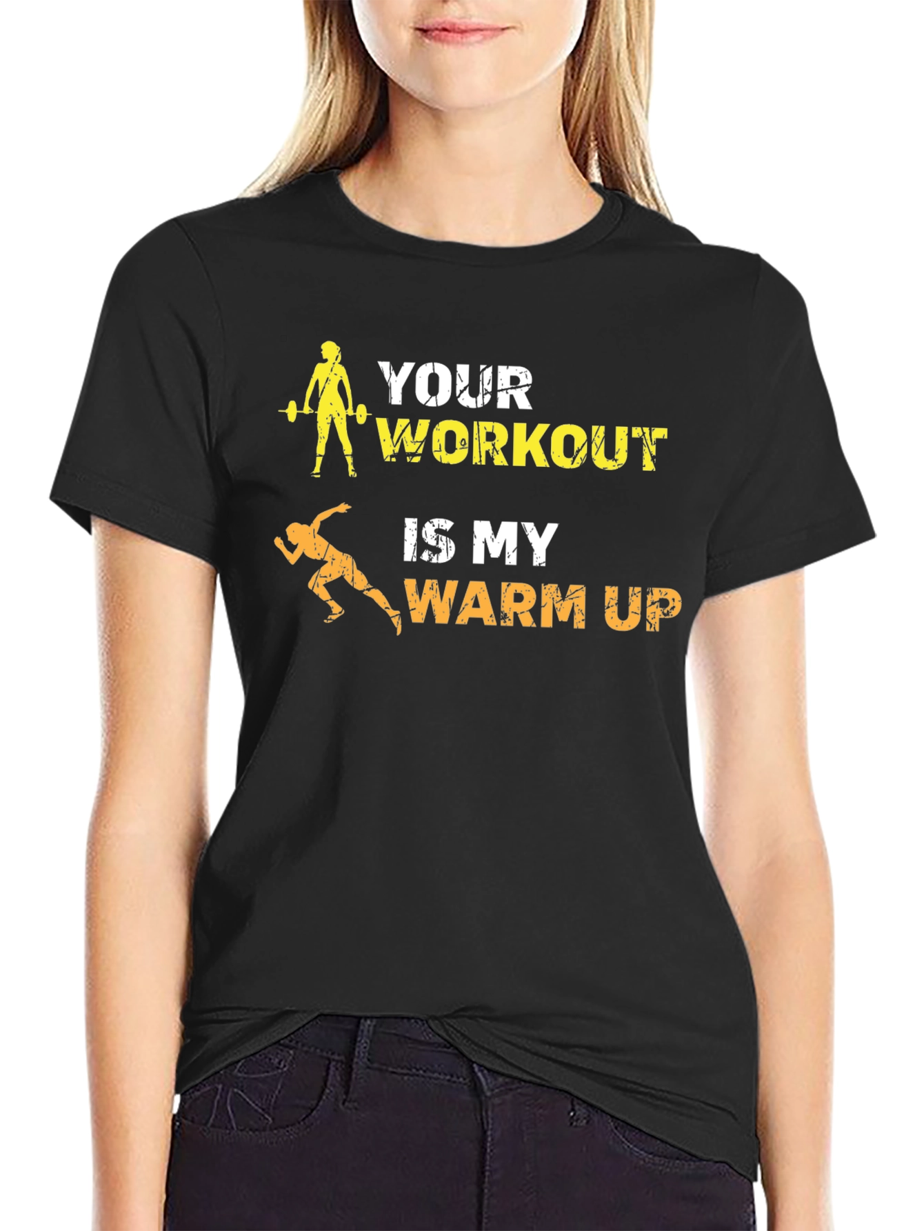 Workout Warm Up Graphic Tee