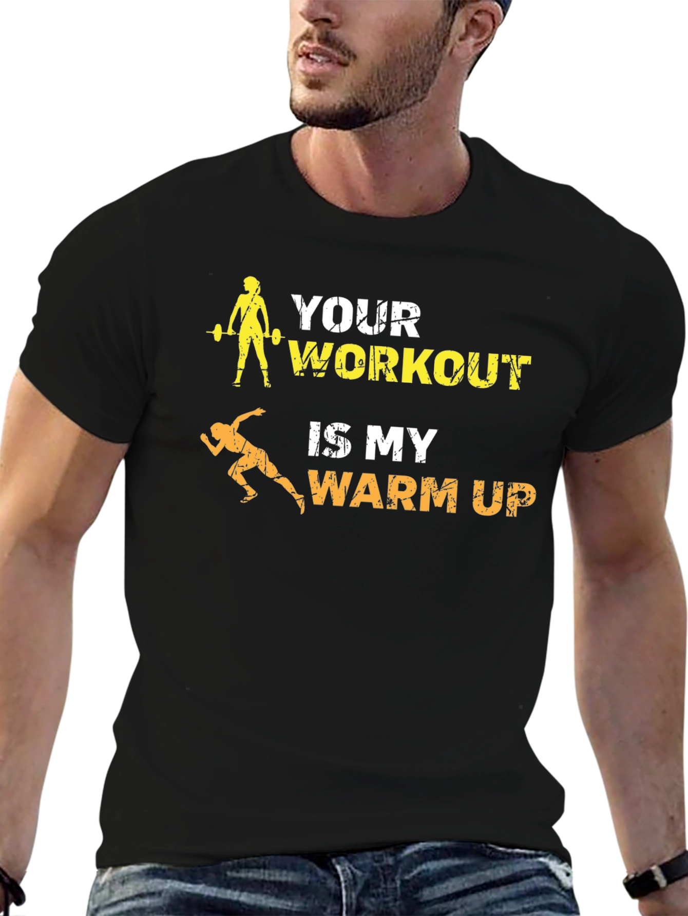 Workout Warm Up Graphic Tee