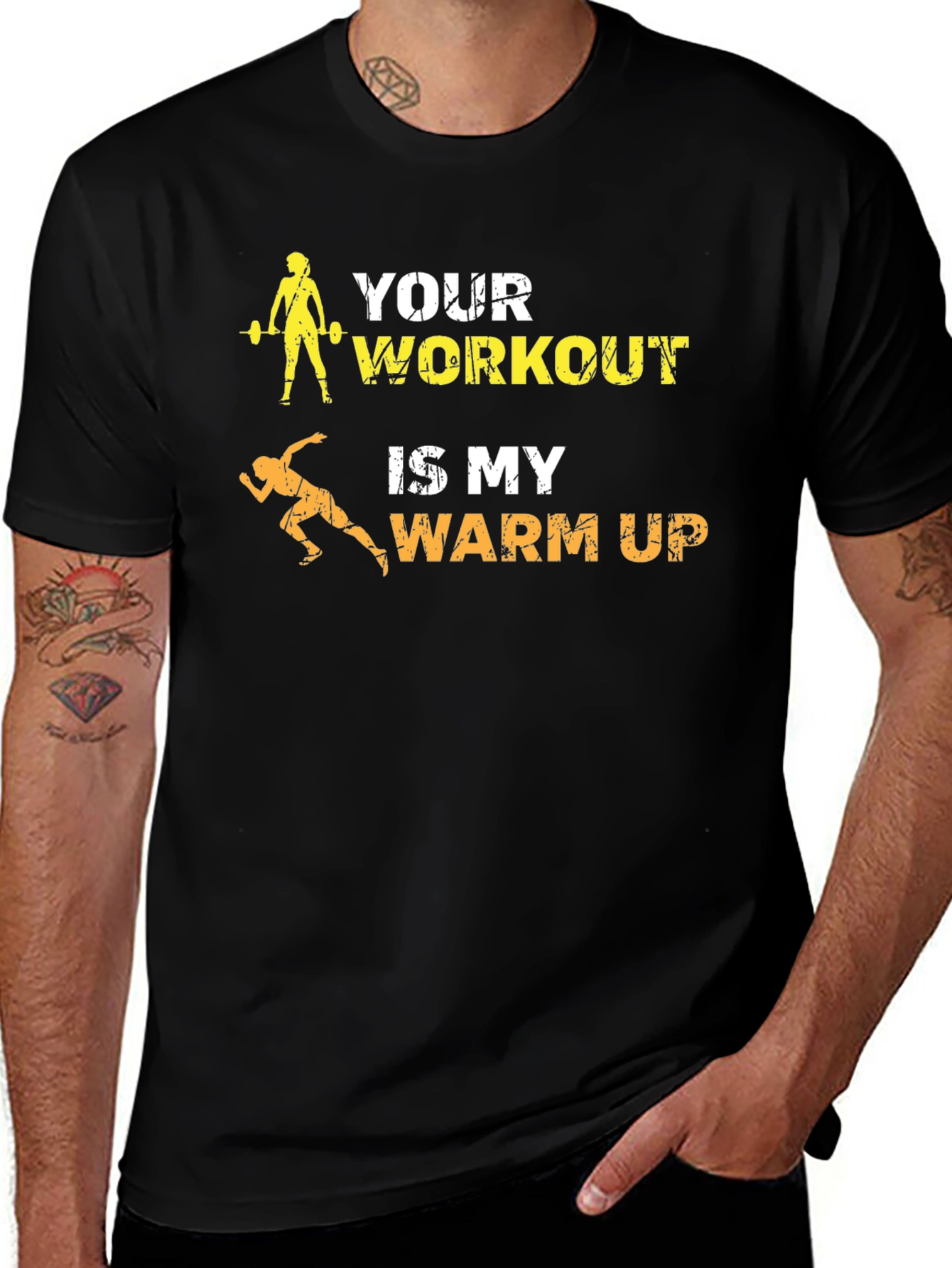 Workout Warm Up Graphic Tee