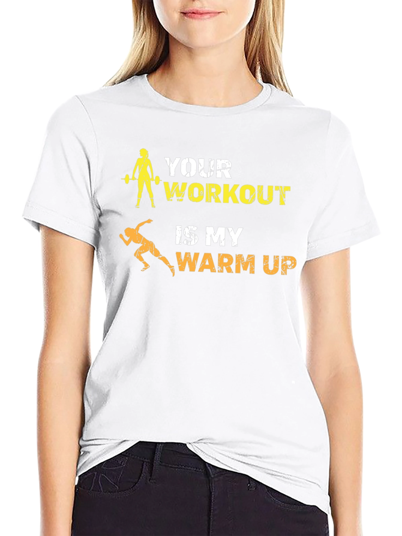 Workout Warm Up Graphic Tee