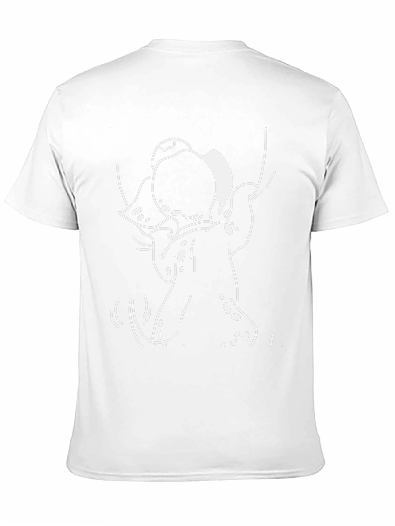 Cartoon Graphic Tee - Black T-Shirt