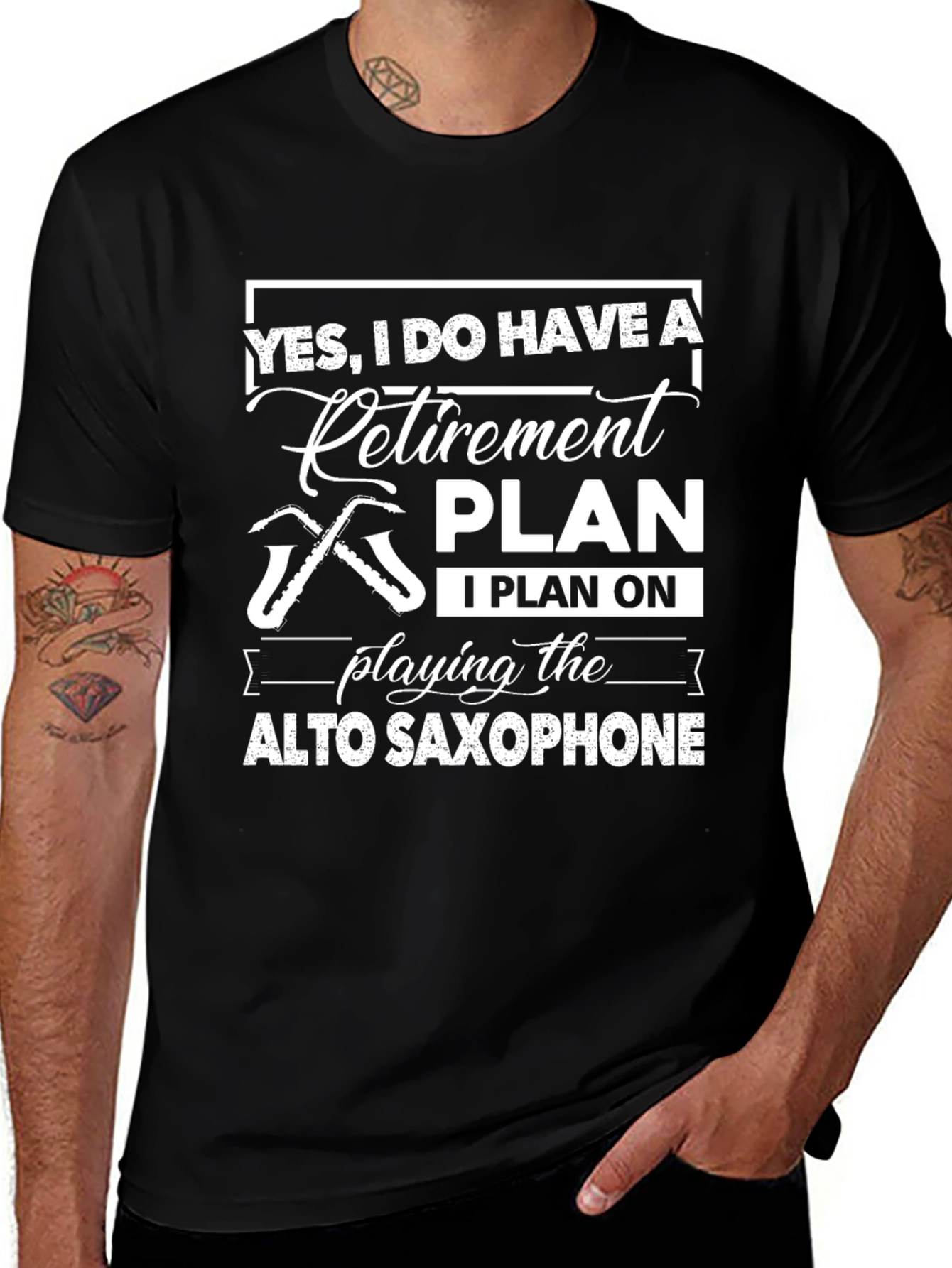 Retirement Plan Saxophone T-Shirt