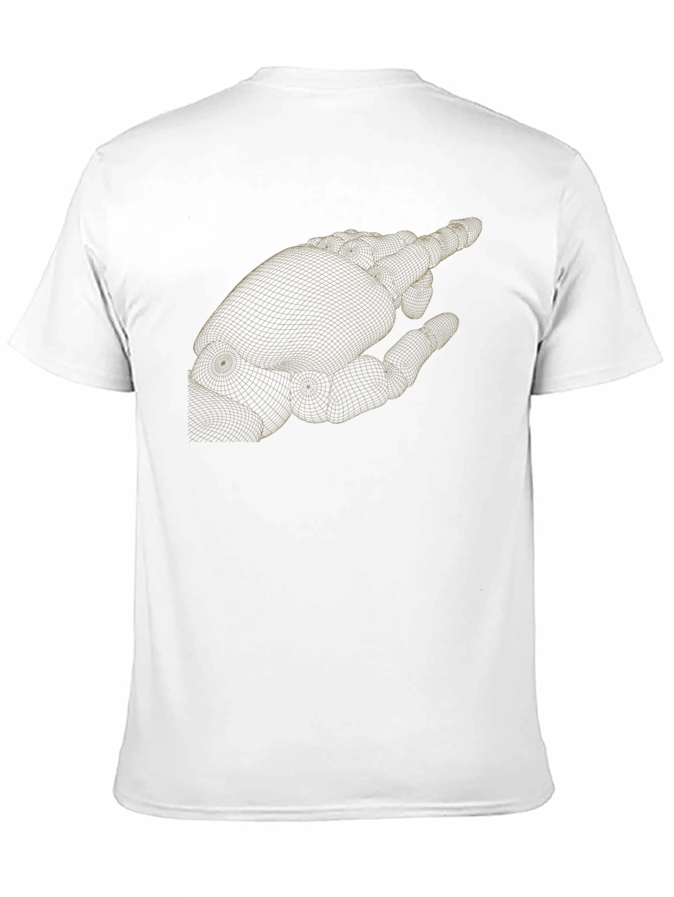Robotic Hand Graphic T-Shirt - Modern Tech Style