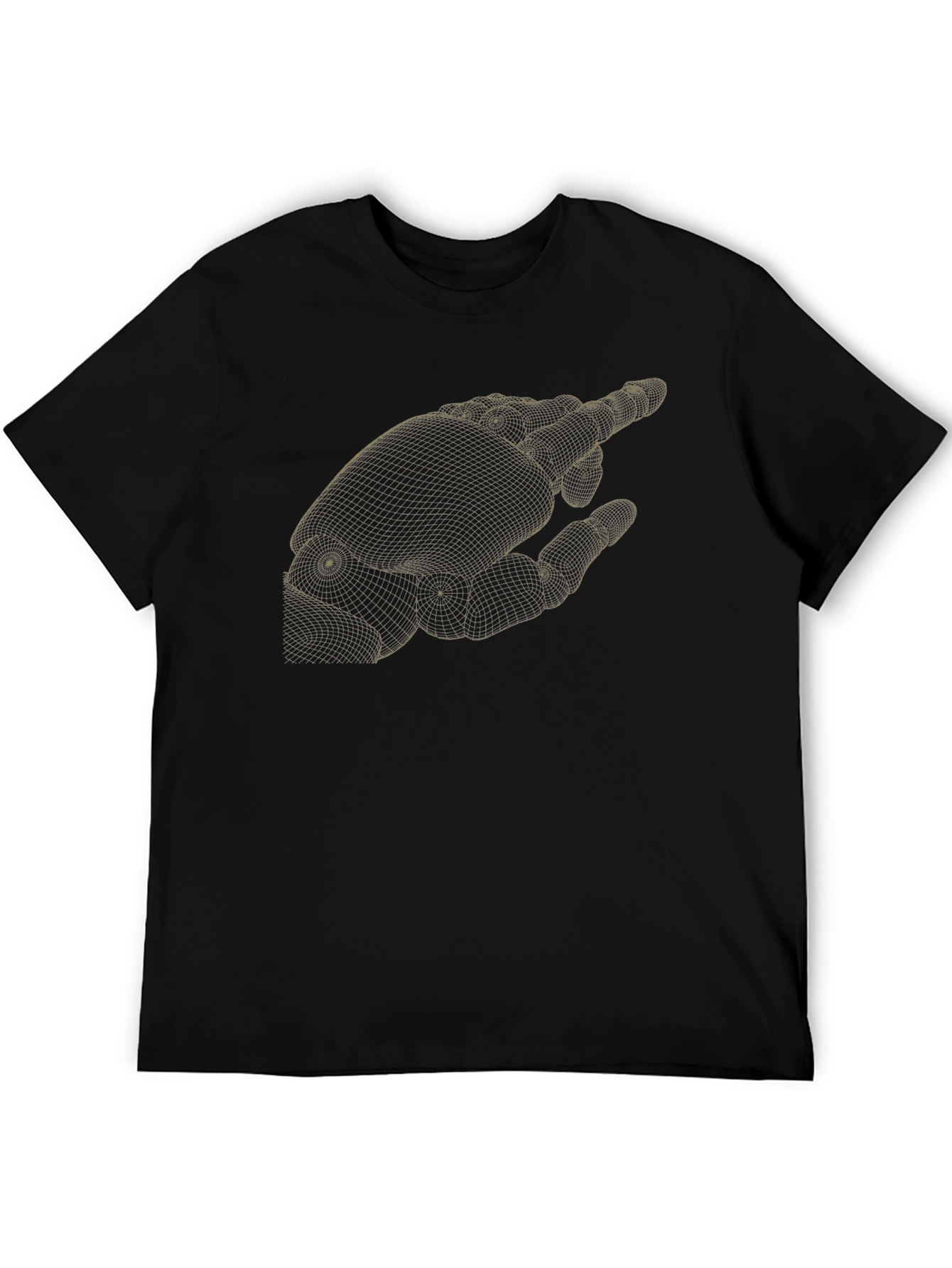Robotic Hand Graphic T-Shirt - Modern Tech Style
