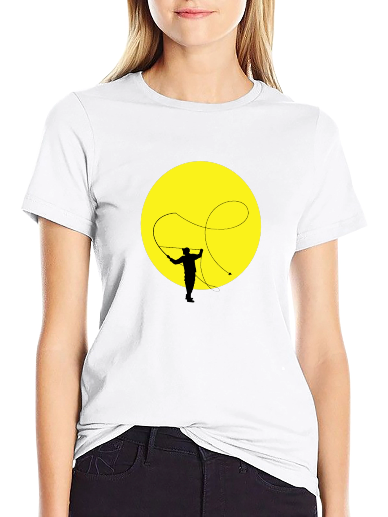 Retro Rodeo Whip T-Shirt - Black