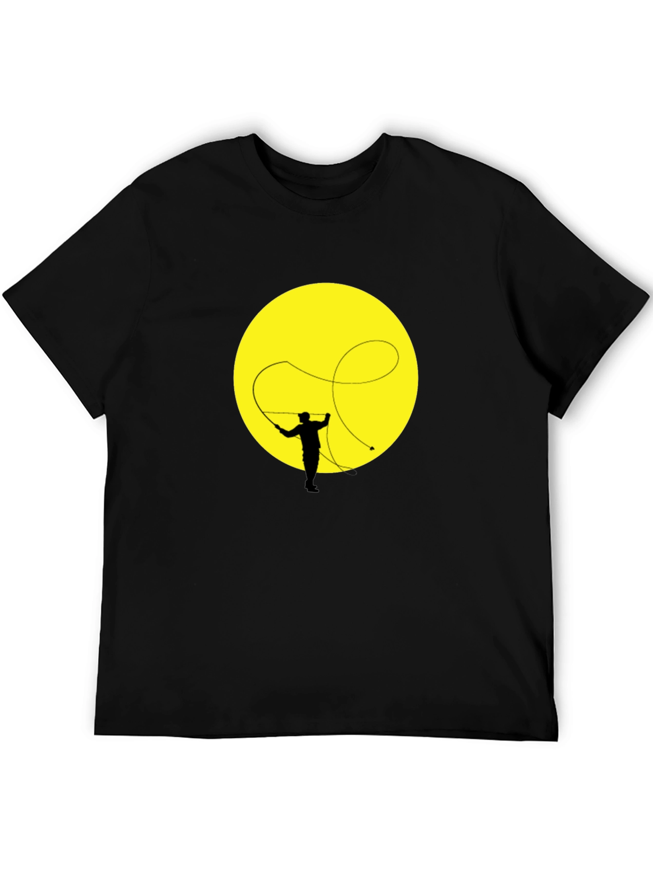 Retro Rodeo Whip T-Shirt - Black